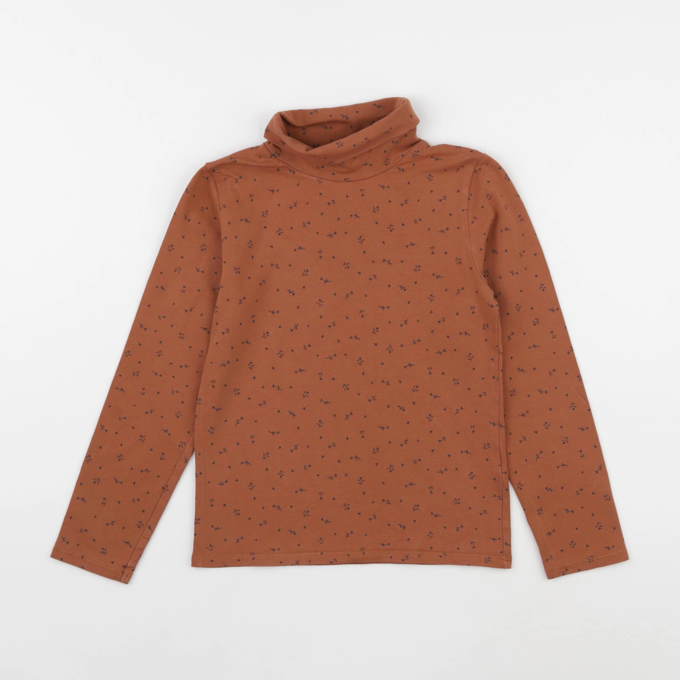 Vertbaudet - sous-pull marron - 8 ans