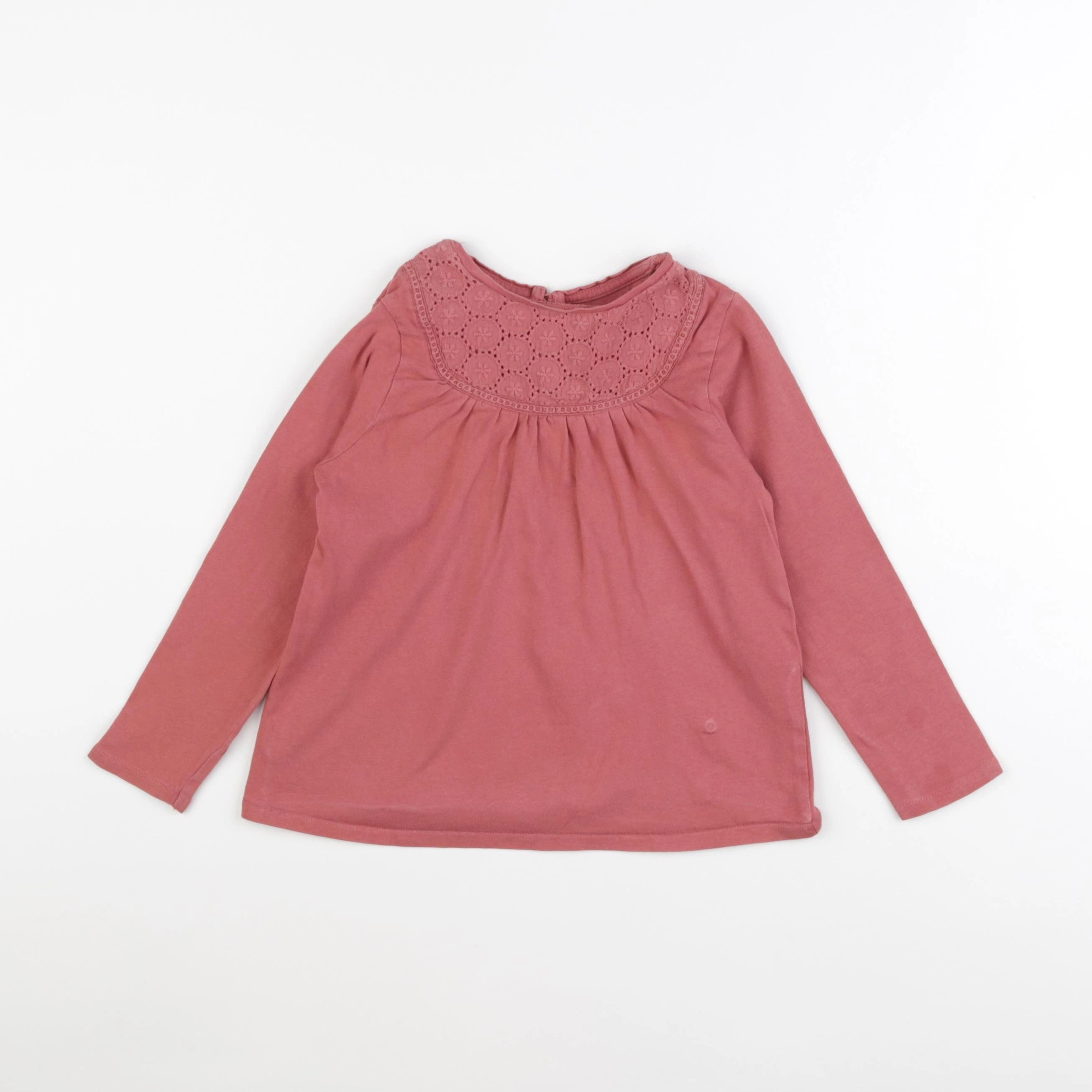 Vertbaudet - tee-shirt rose - 5 ans