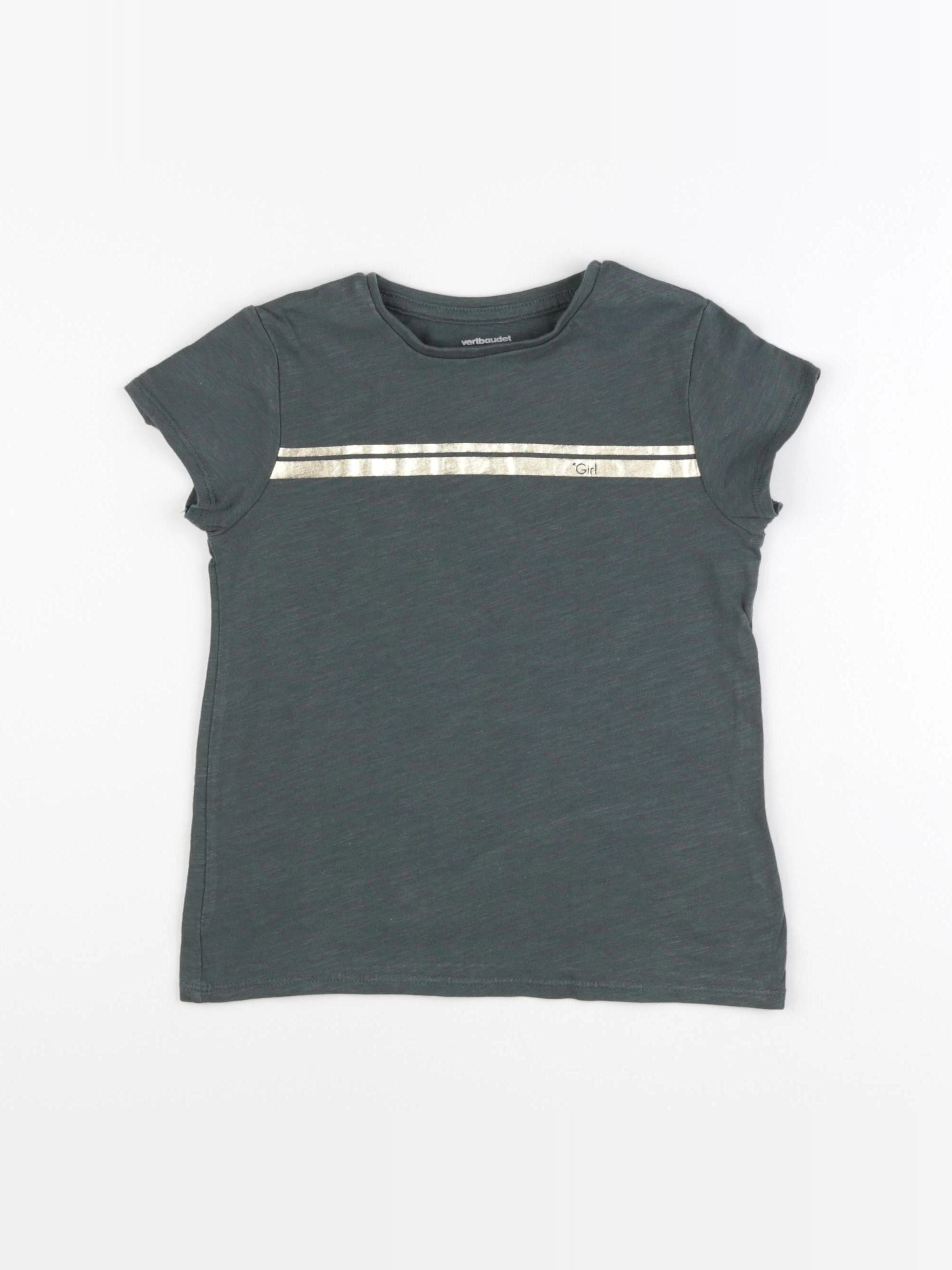 Vertbaudet - tee-shirt vert - 6 ans