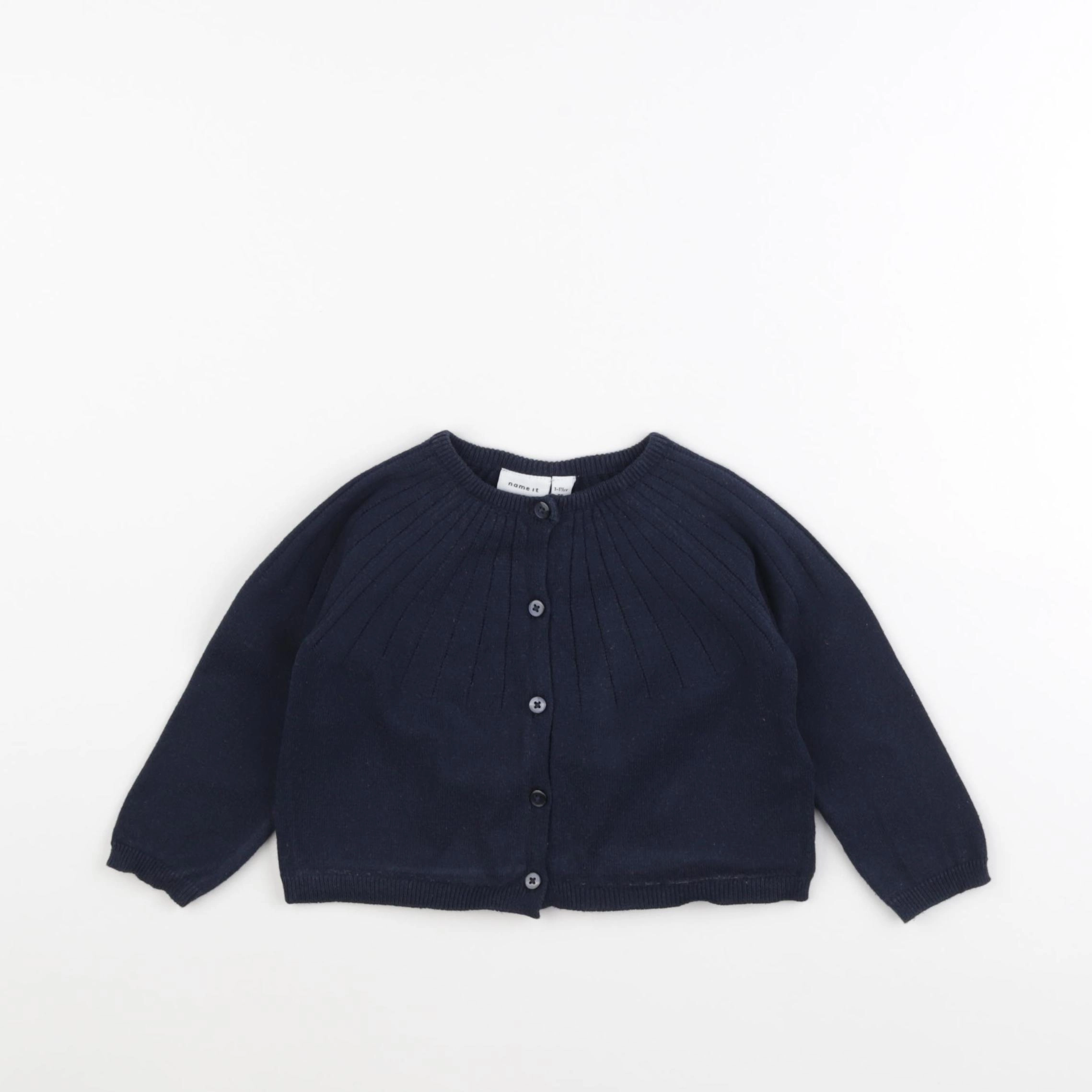 Name it - gilet bleu - 12/18 mois