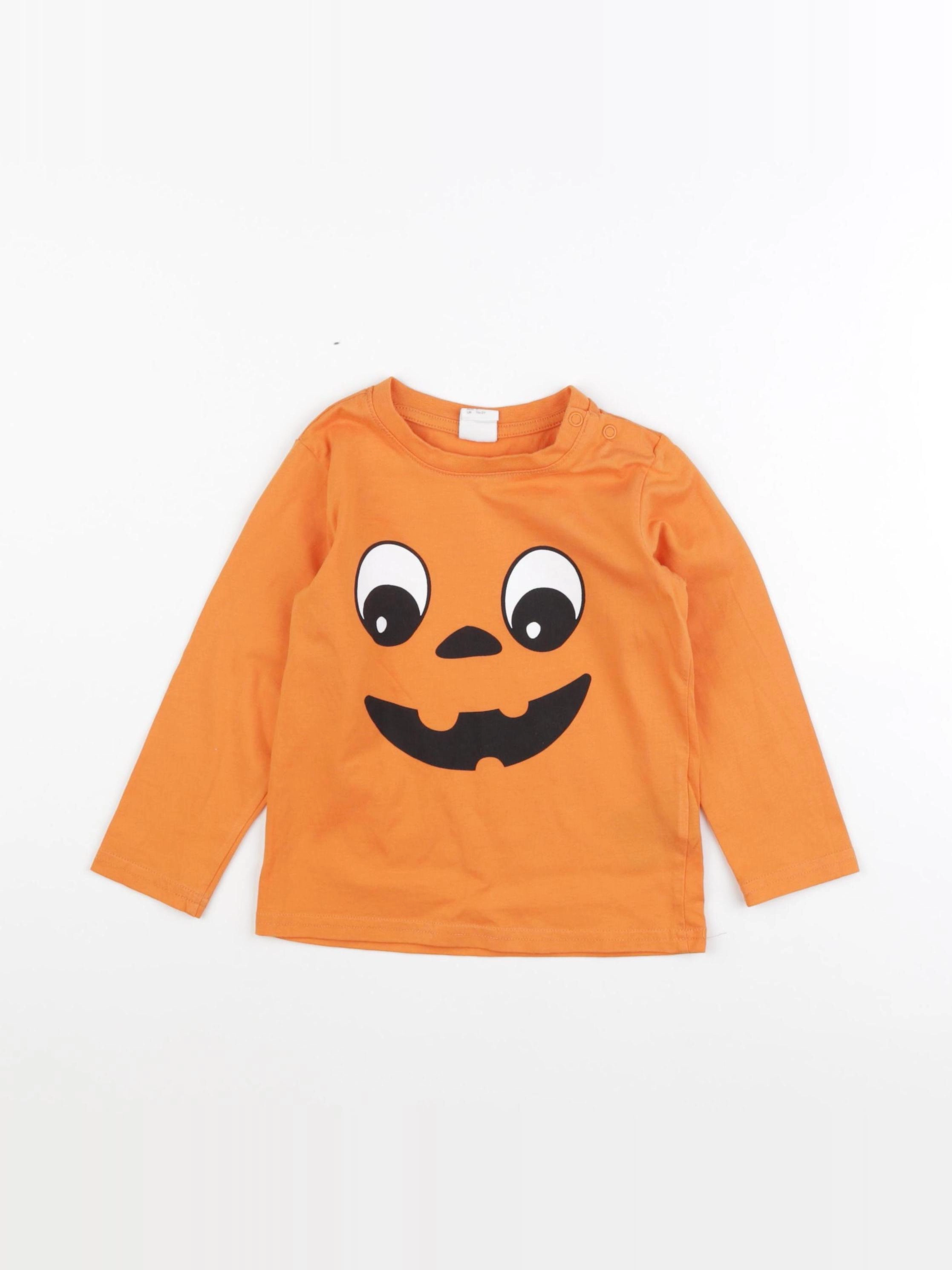 H&M - tee-shirt orange - 18/24 mois