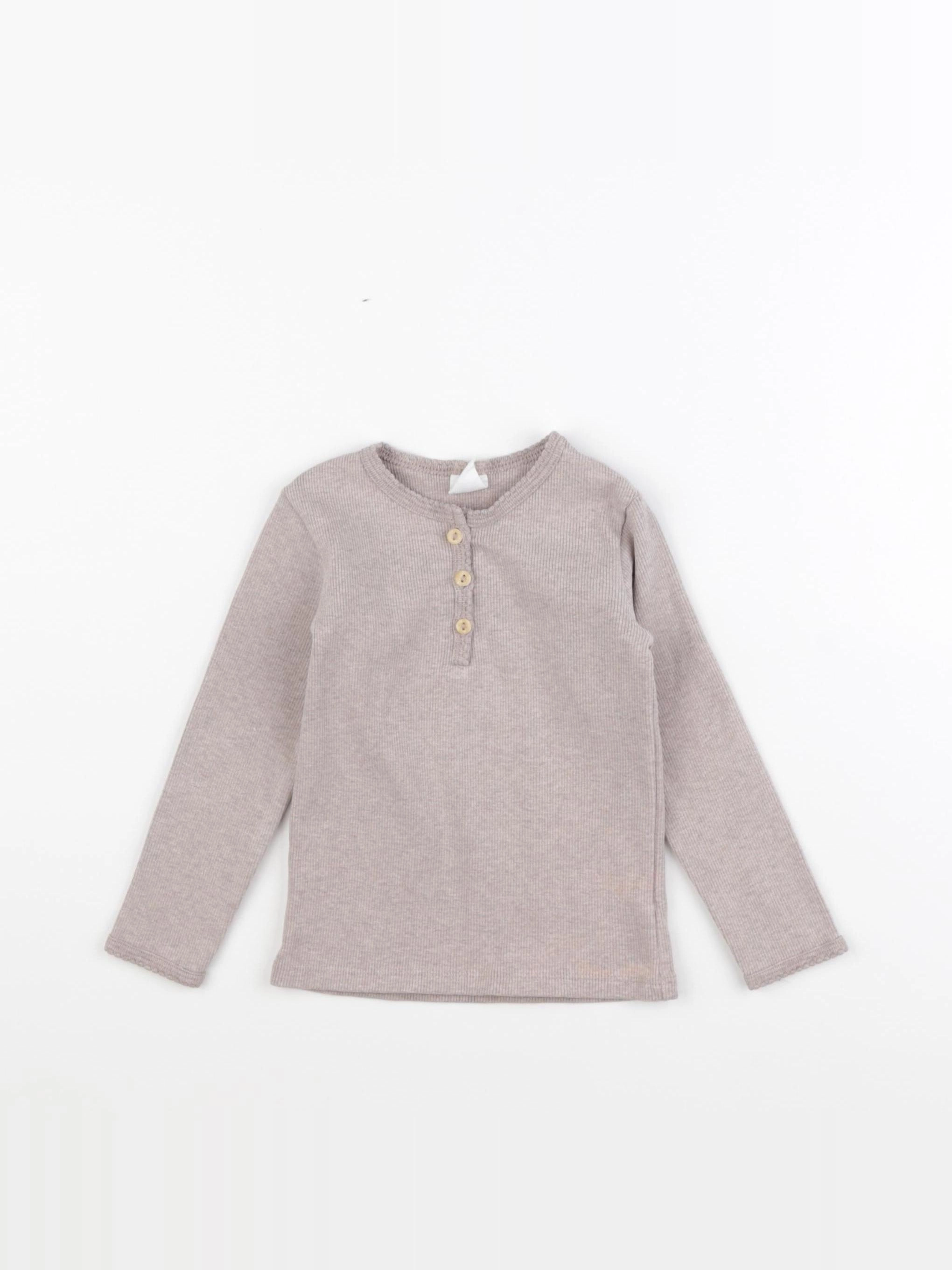 H&M - tee-shirt marron - 12/18 mois