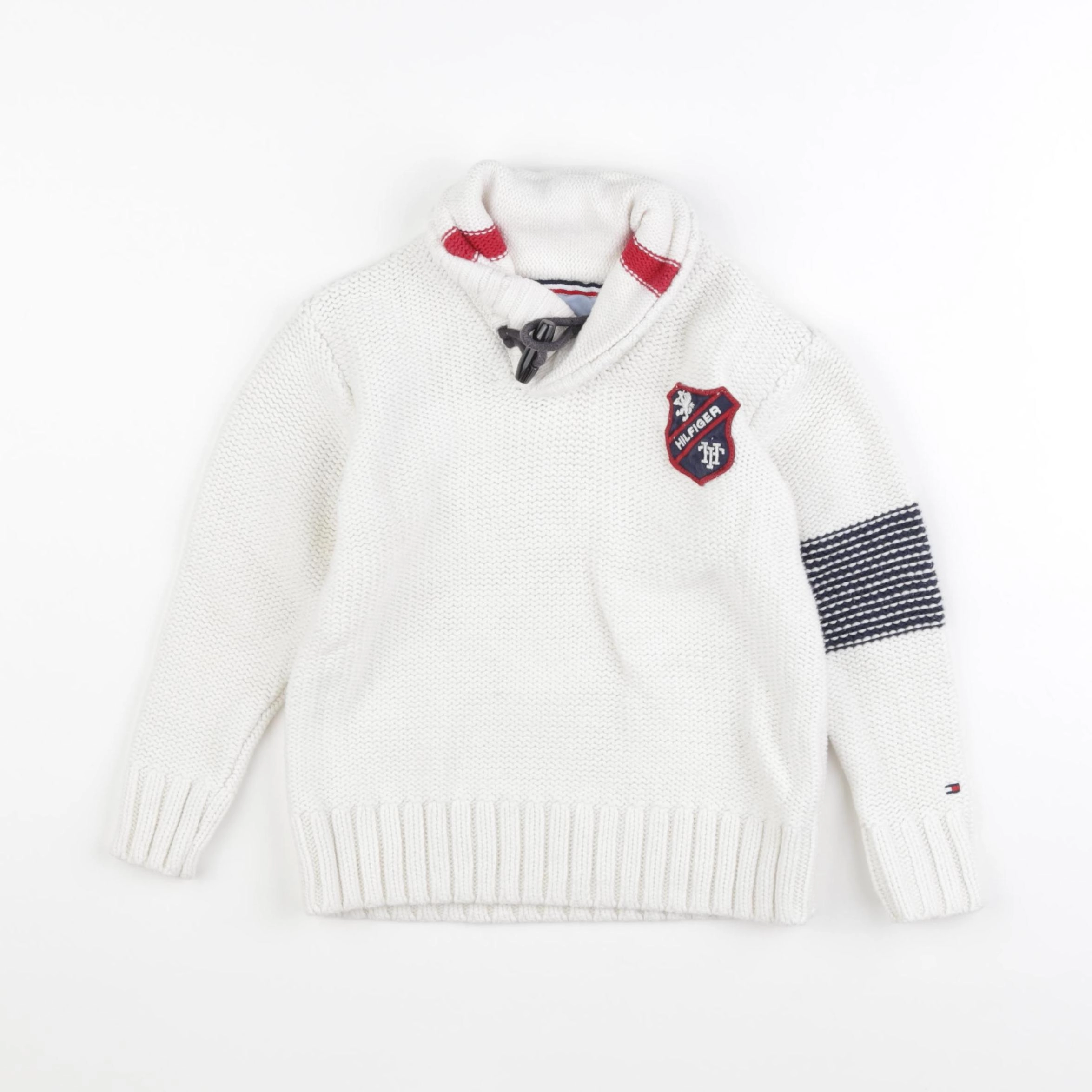 Tommy Hilfiger - pull blanc - 4 ans