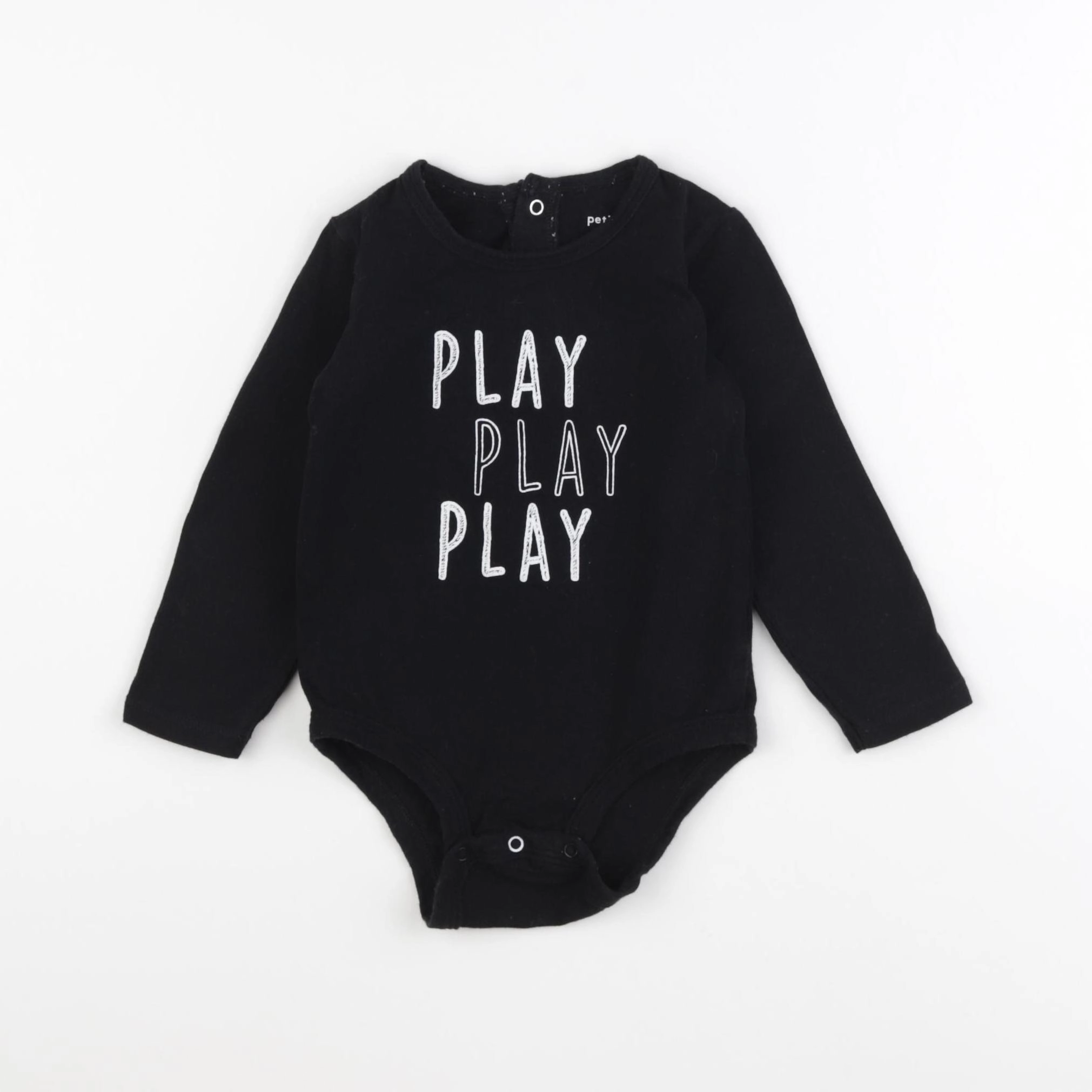 Petit lem - body noir - 18 mois
