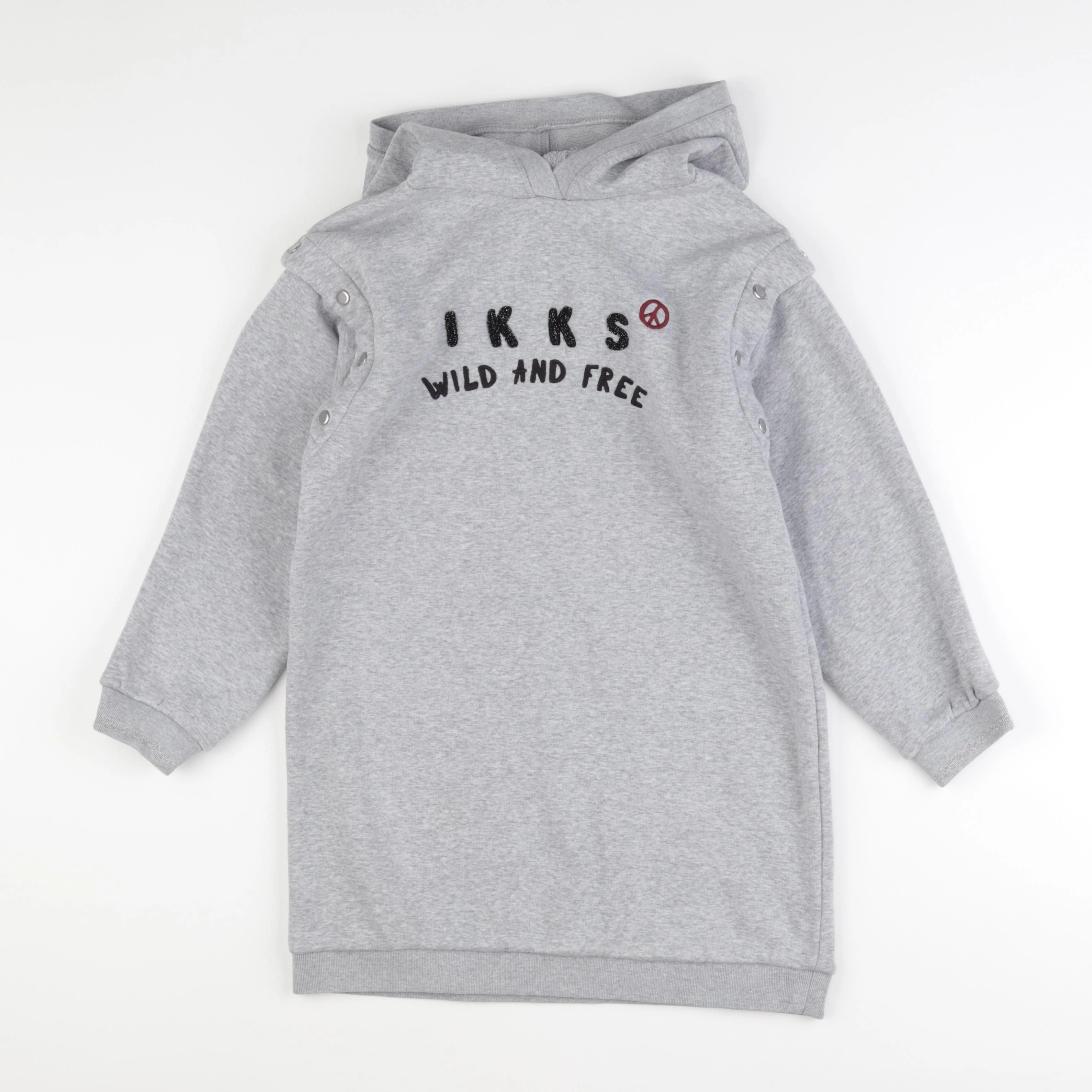 IKKS - robe gris - 10 ans