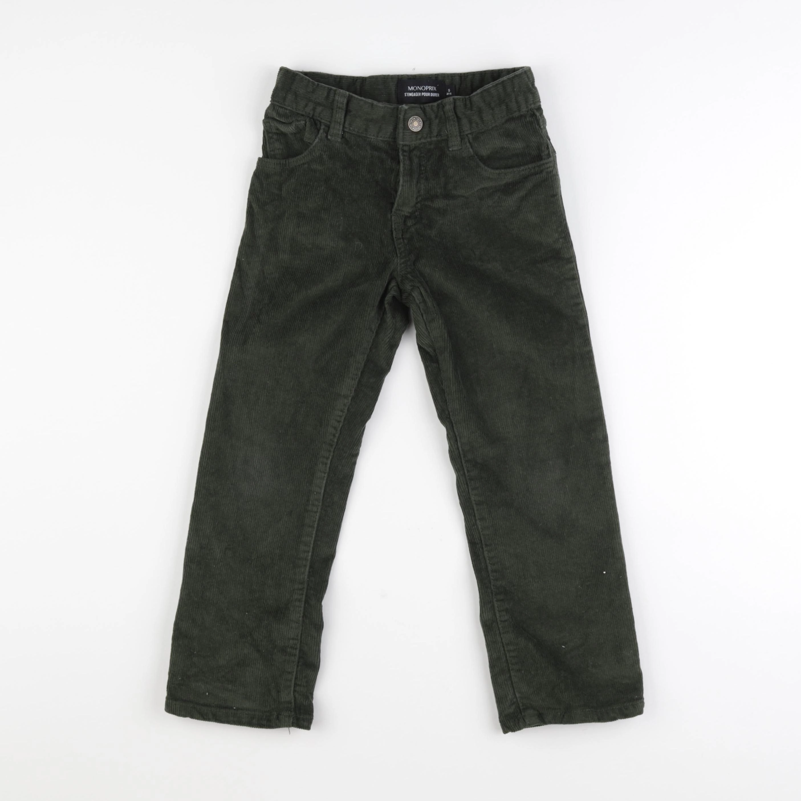 Monoprix - pantalon vert - 5 ans