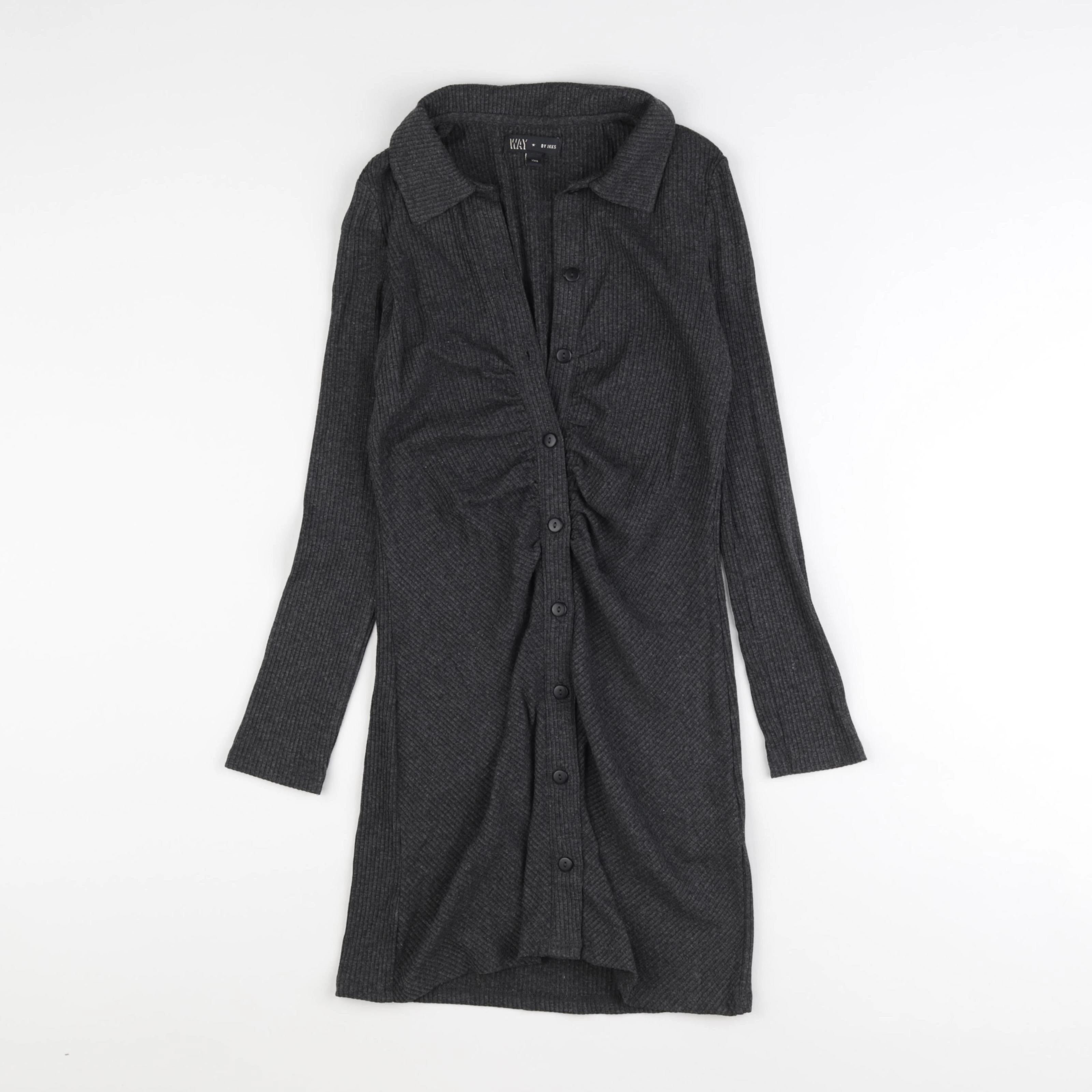 IKKS - robe gris - 10 ans