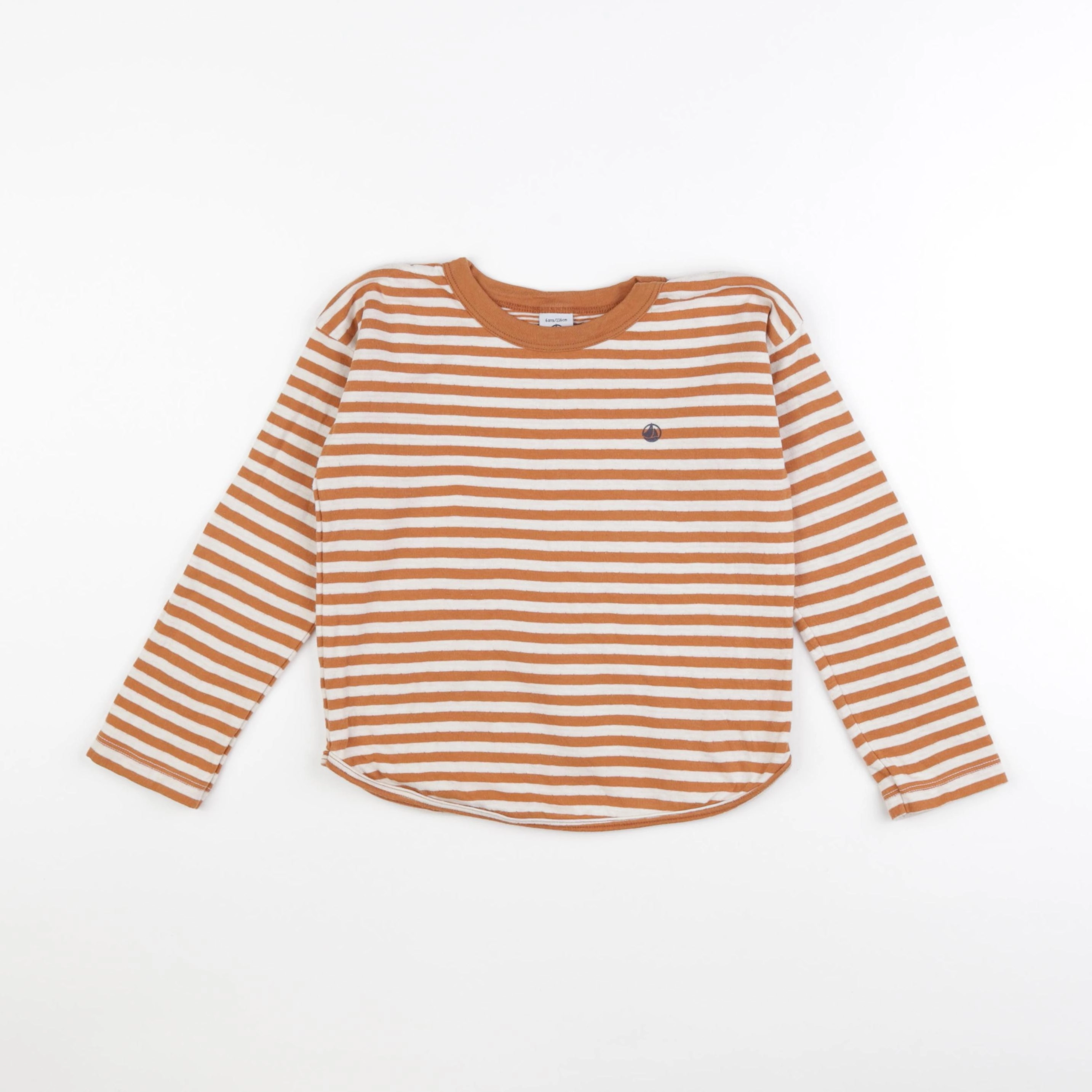 Petit Bateau - tee-shirt beige, marron - 6 ans