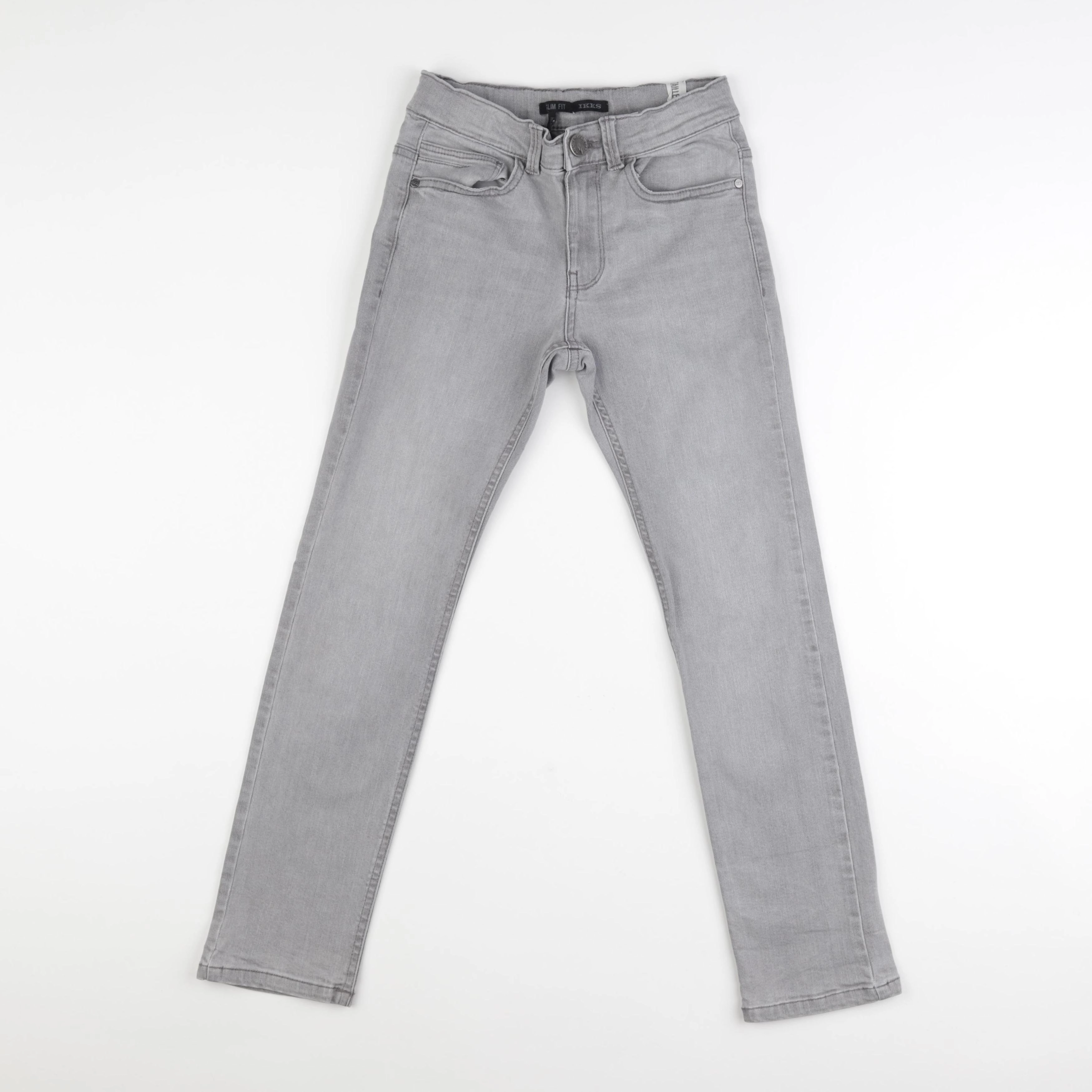 IKKS - jean gris - 10 ans
