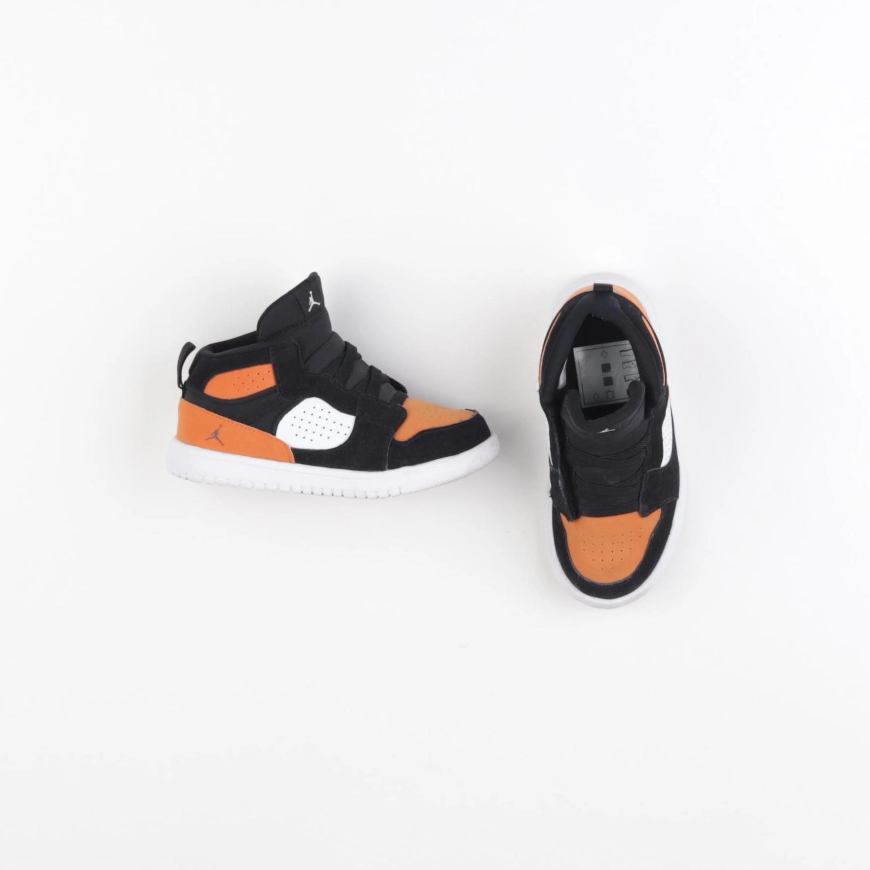 Nike - baskets noir, orange - pointure 25