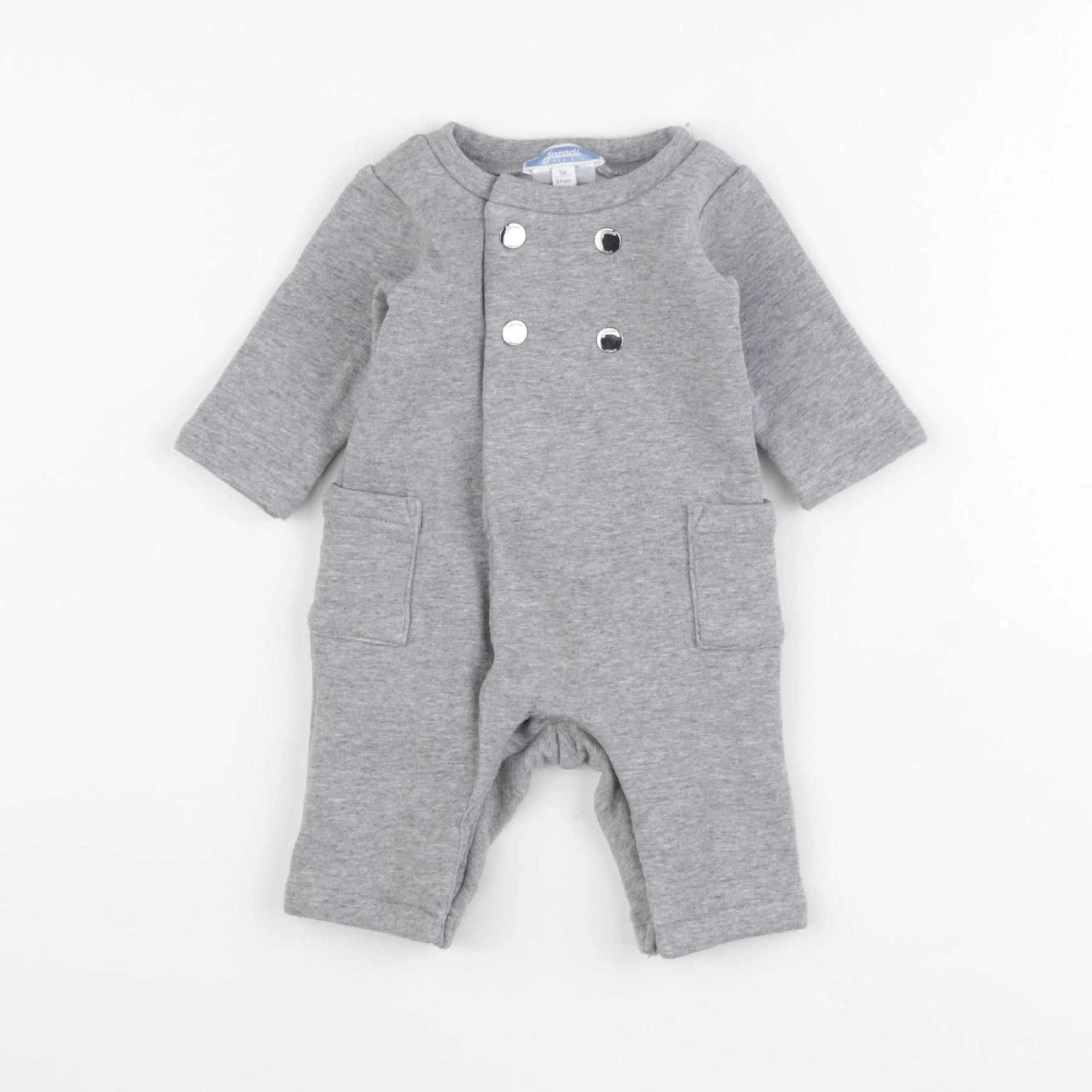 Jacadi - combinaison gris - 1 mois