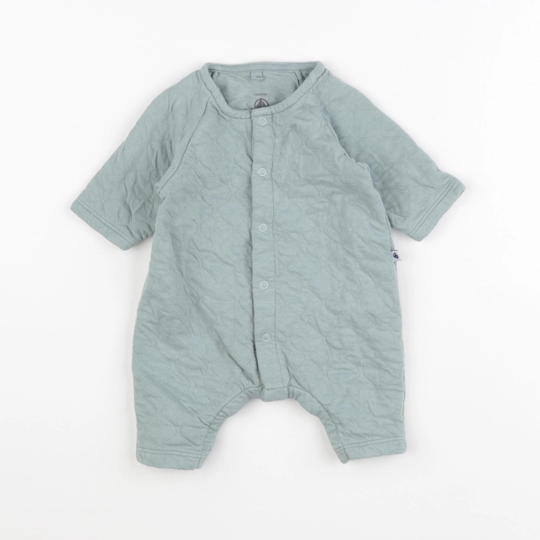 Petit Bateau - combinaison vert - 1 mois
