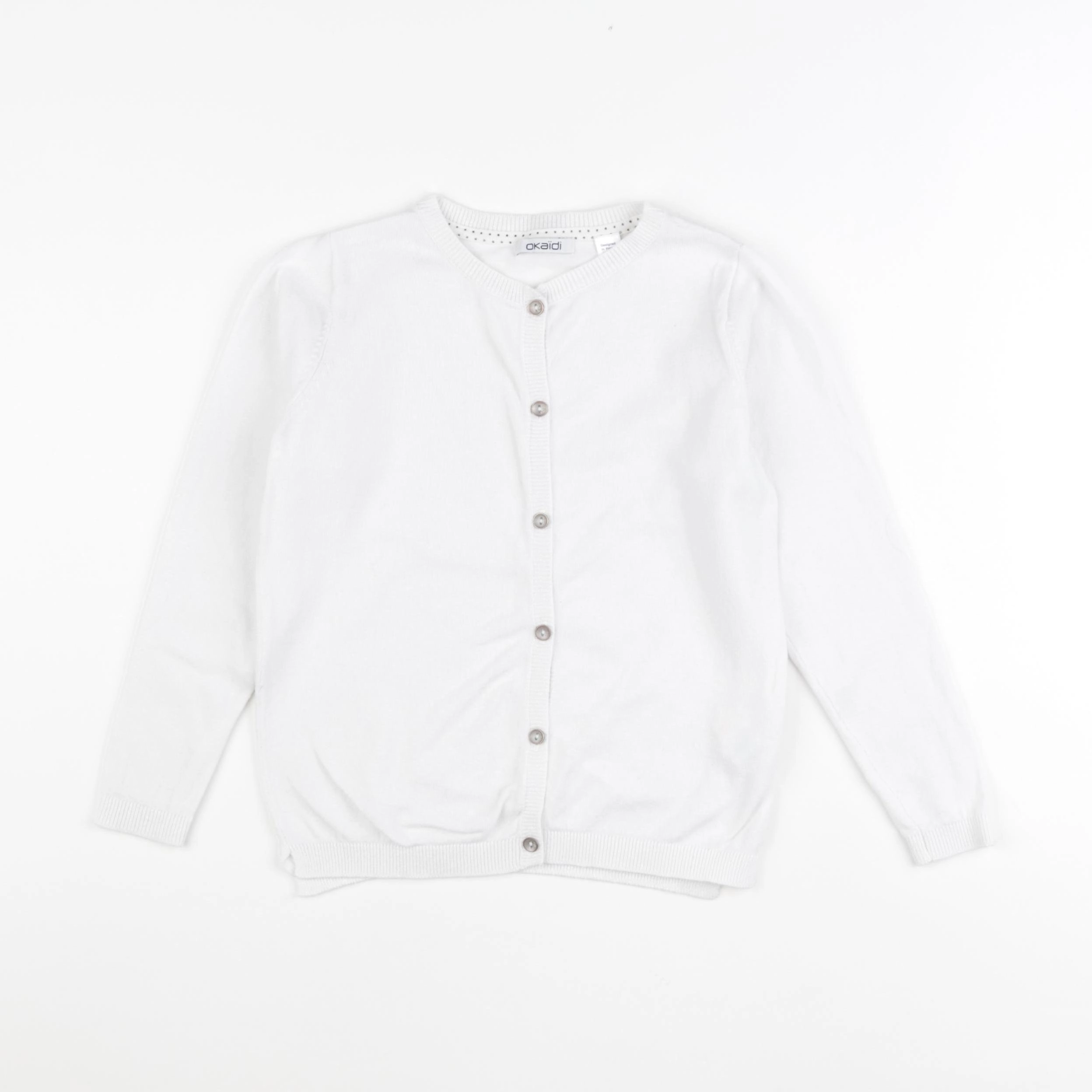 Okaidi - gilet blanc - 6 ans