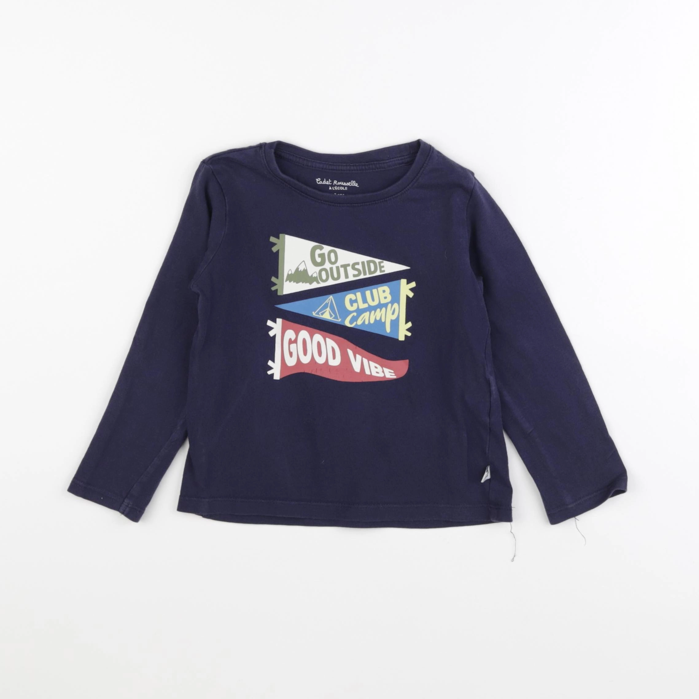 Cadet Rousselle - tee-shirt bleu - 3 ans