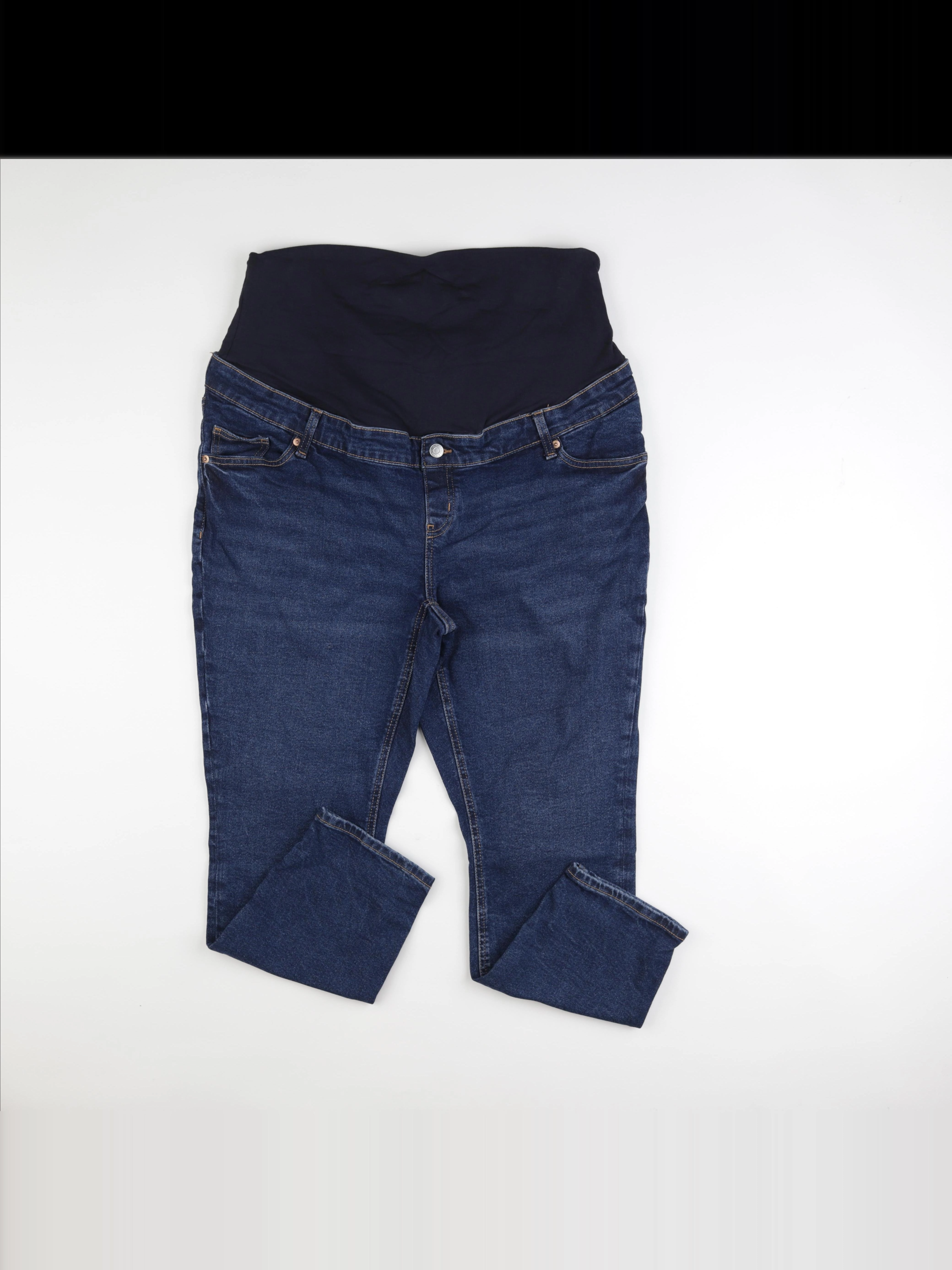 H&M - jean grossesse bleu - xl