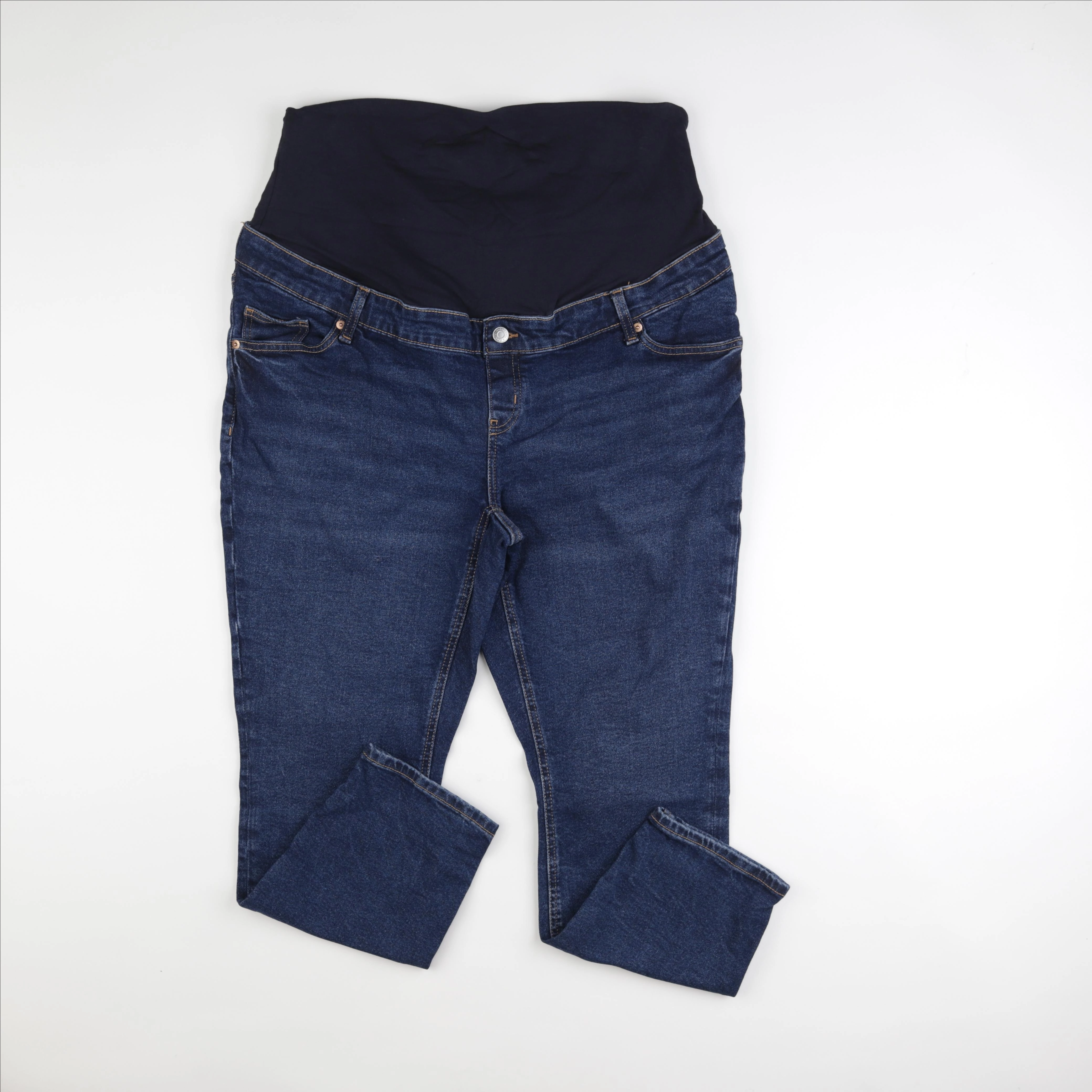 H&M - jean grossesse bleu - xl