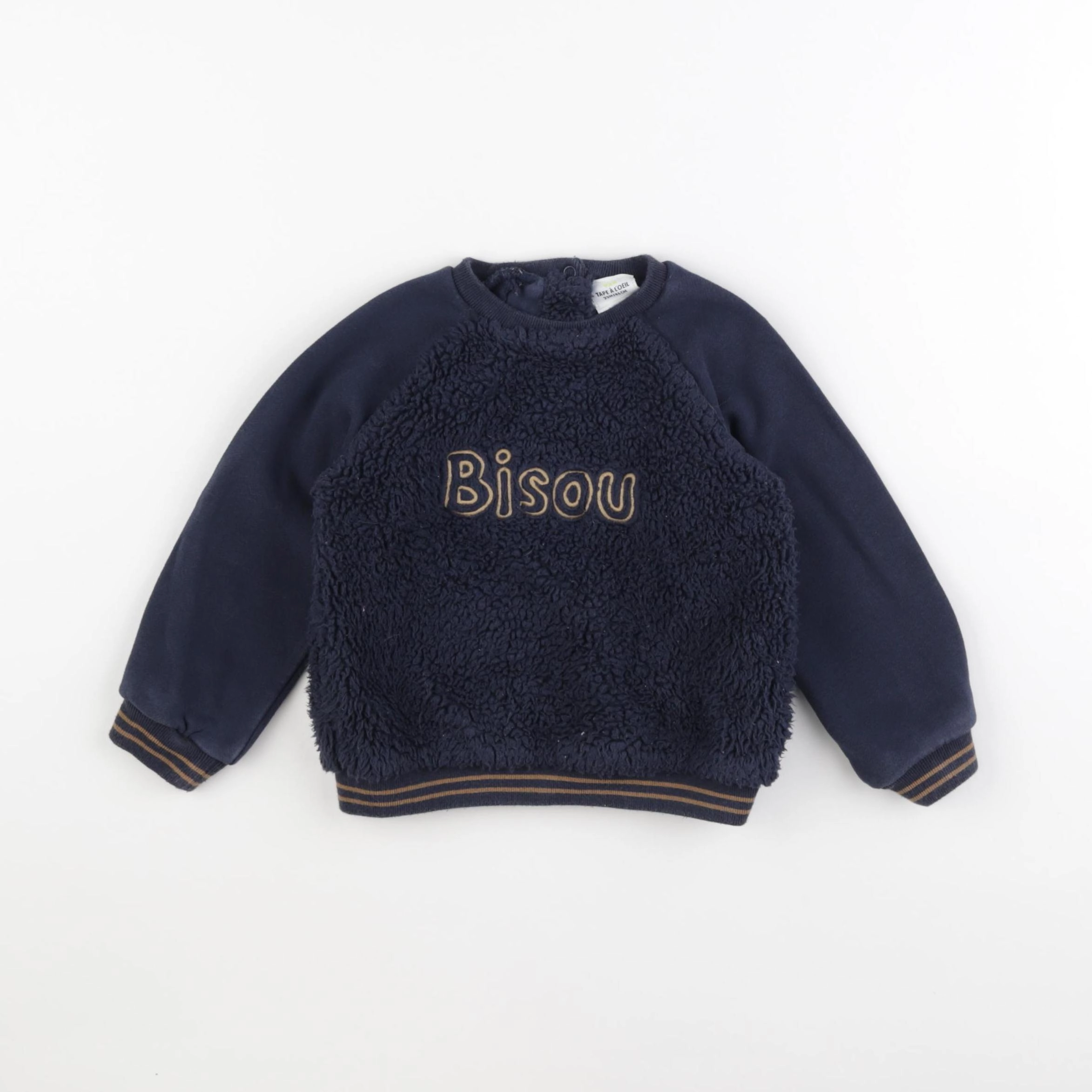 Tape à l'oeil - sweat bleu - 24 mois