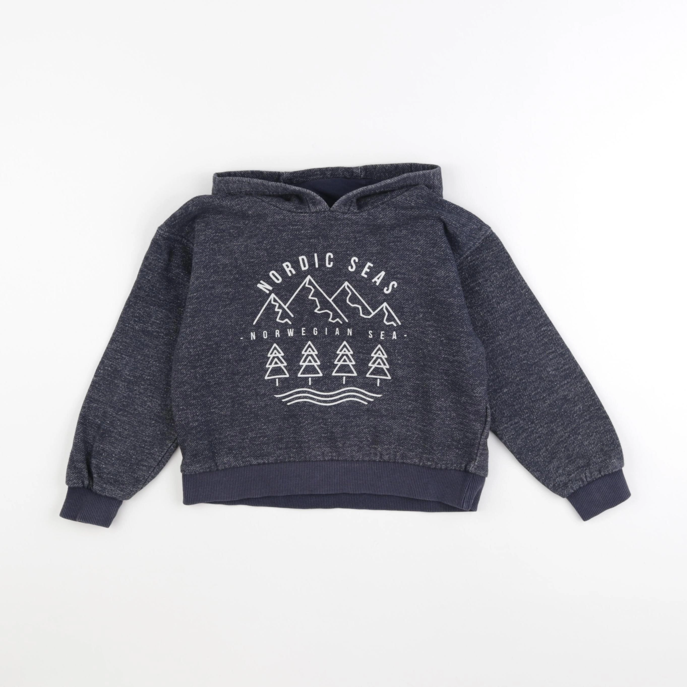 Vertbaudet - sweat bleu - 5 ans