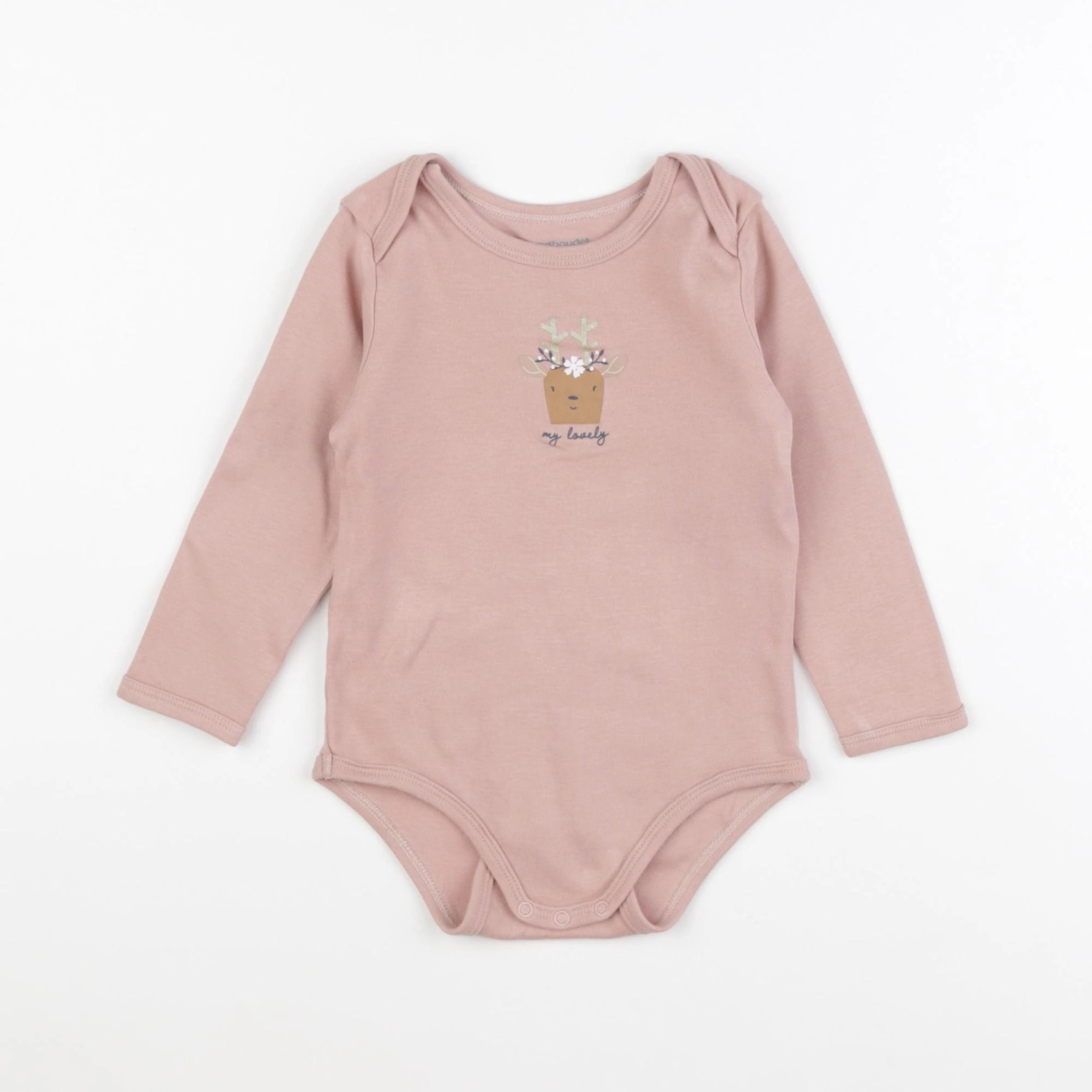 Vertbaudet - body rose - 24 mois
