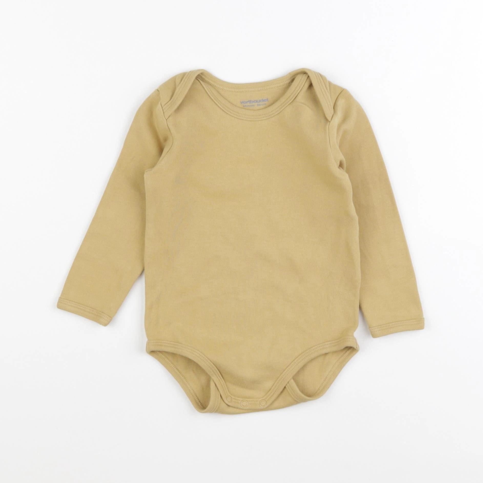Vertbaudet - body jaune - 24 mois