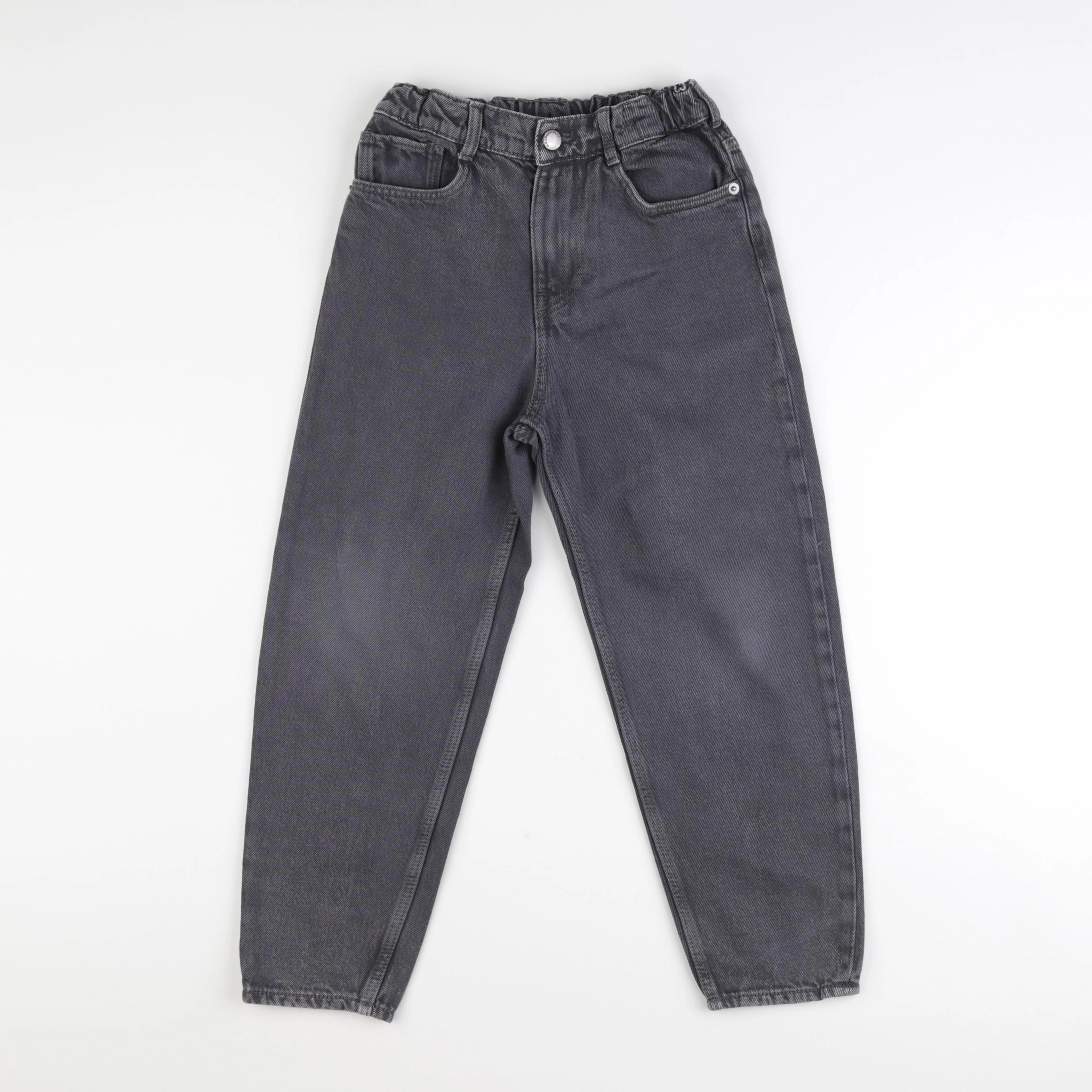 H&M - jean gris - 8/9 ans