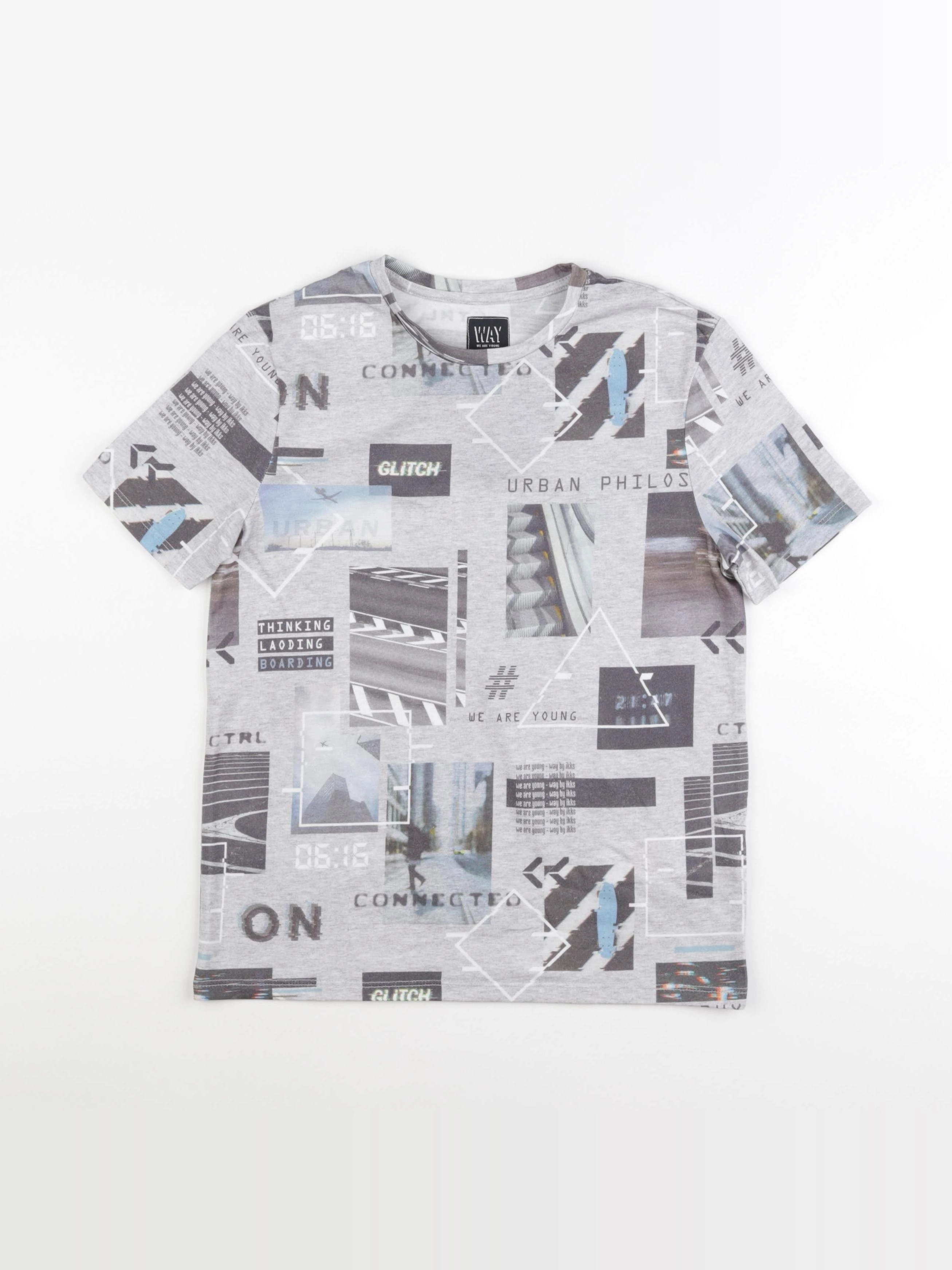 IKKS - tee-shirt gris - 12 ans