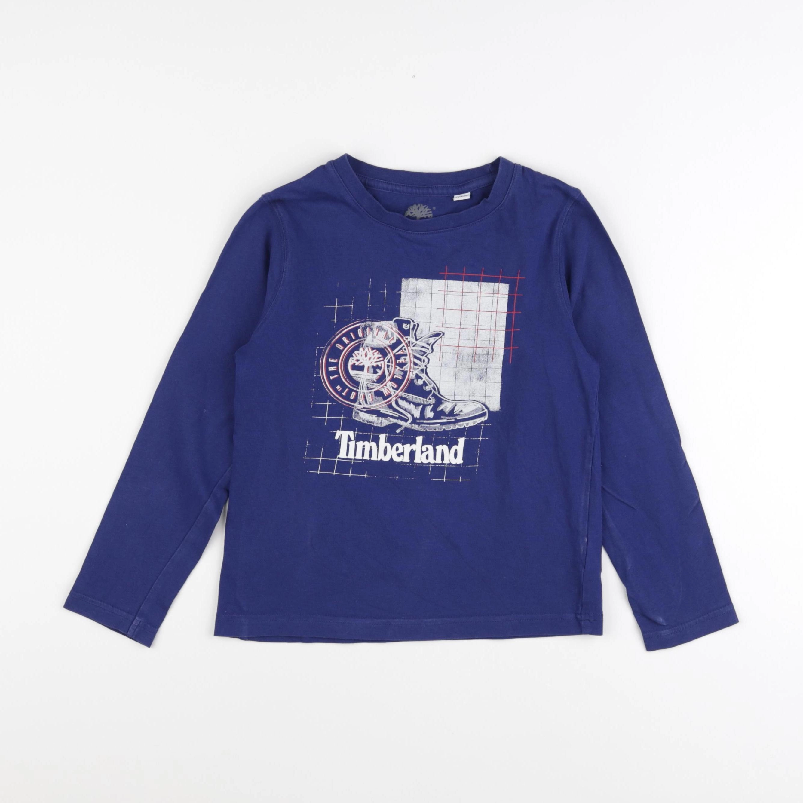 Timberland - tee-shirt bleu - 8 ans