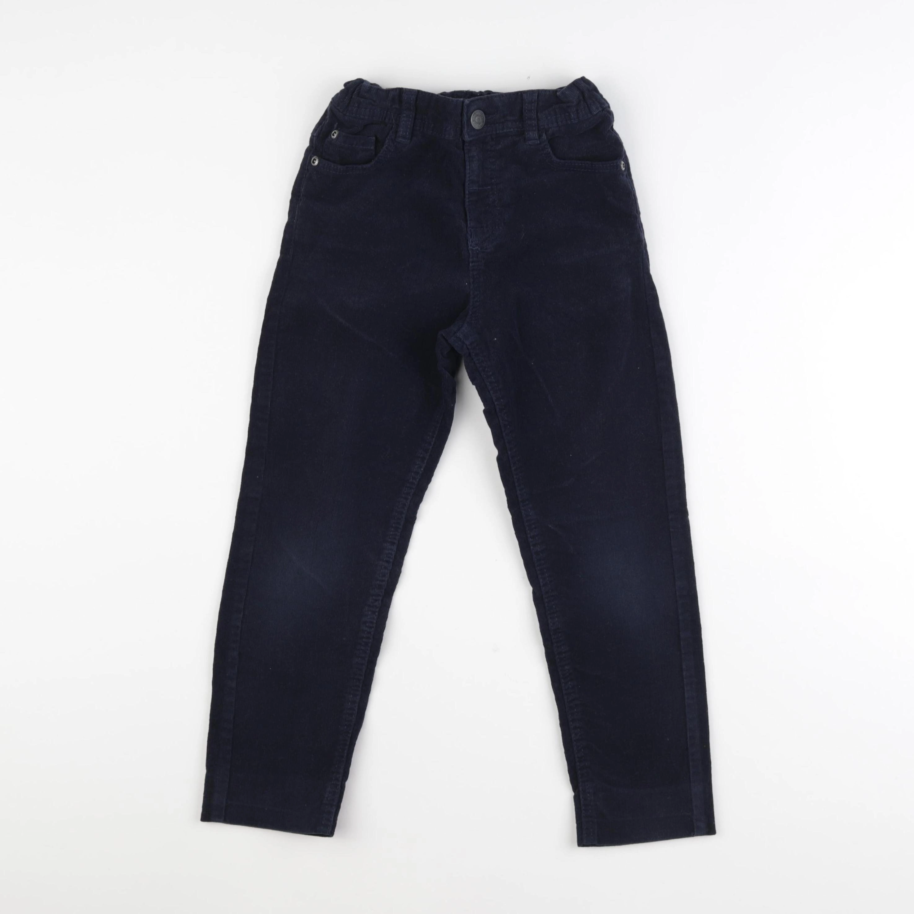 Vertbaudet - pantalon bleu - 8 ans