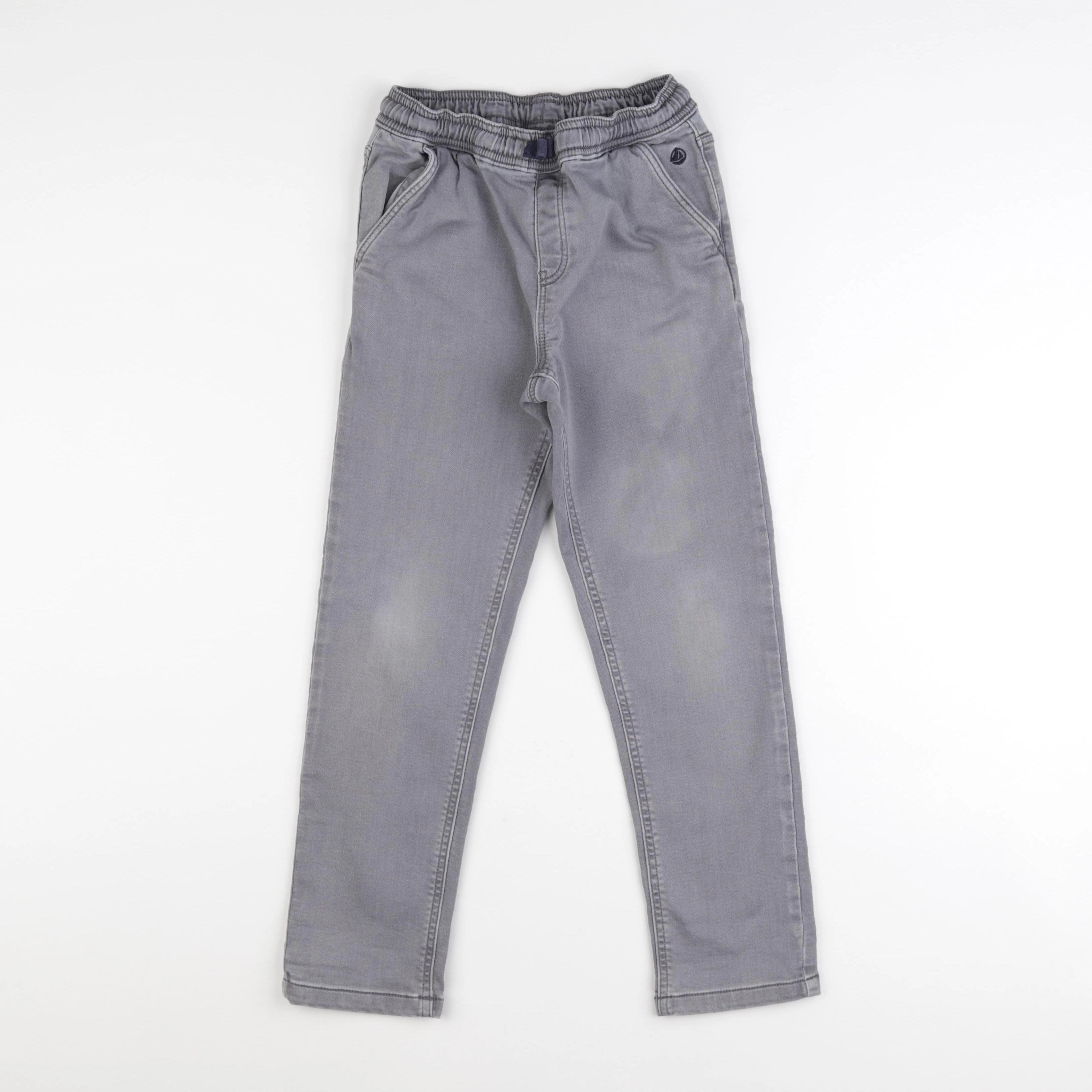 Petit Bateau - jean gris - 8 ans