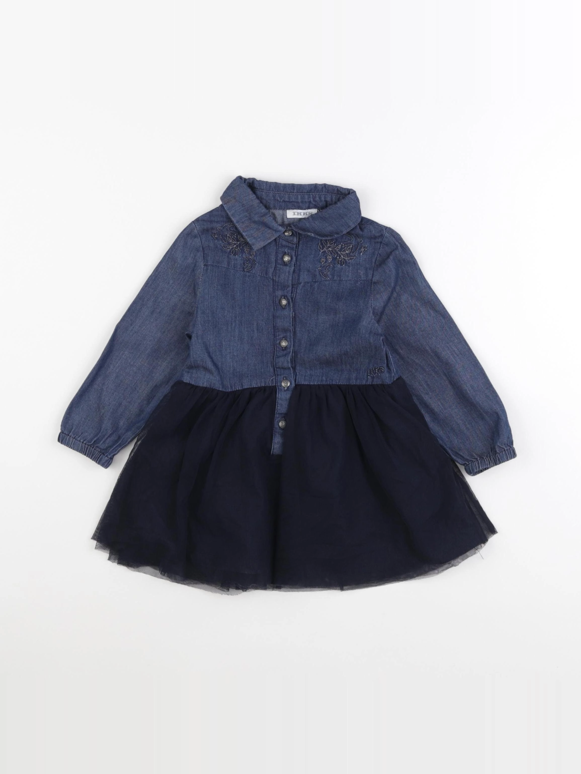 IKKS - robe bleu - 18 mois