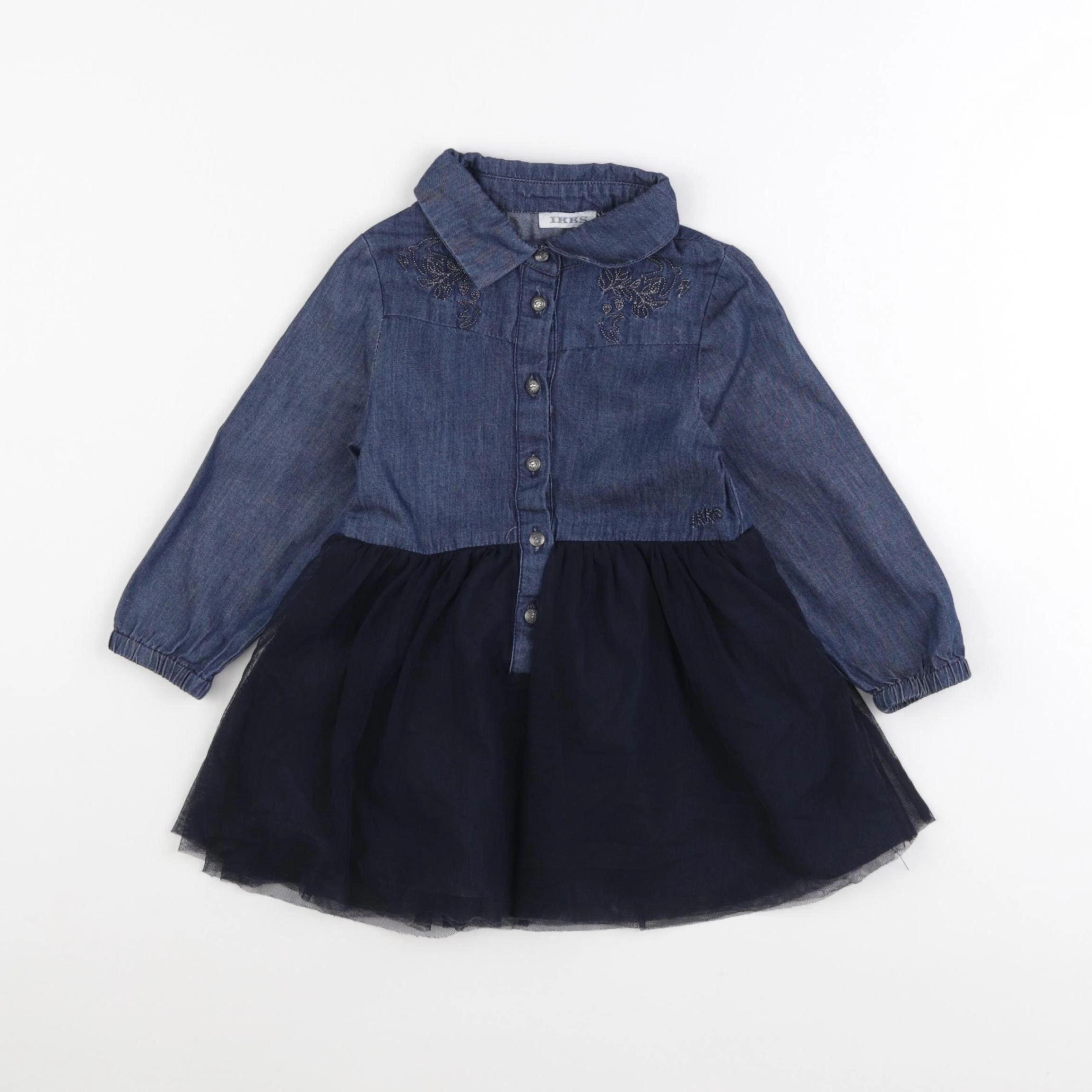 IKKS - robe bleu - 18 mois