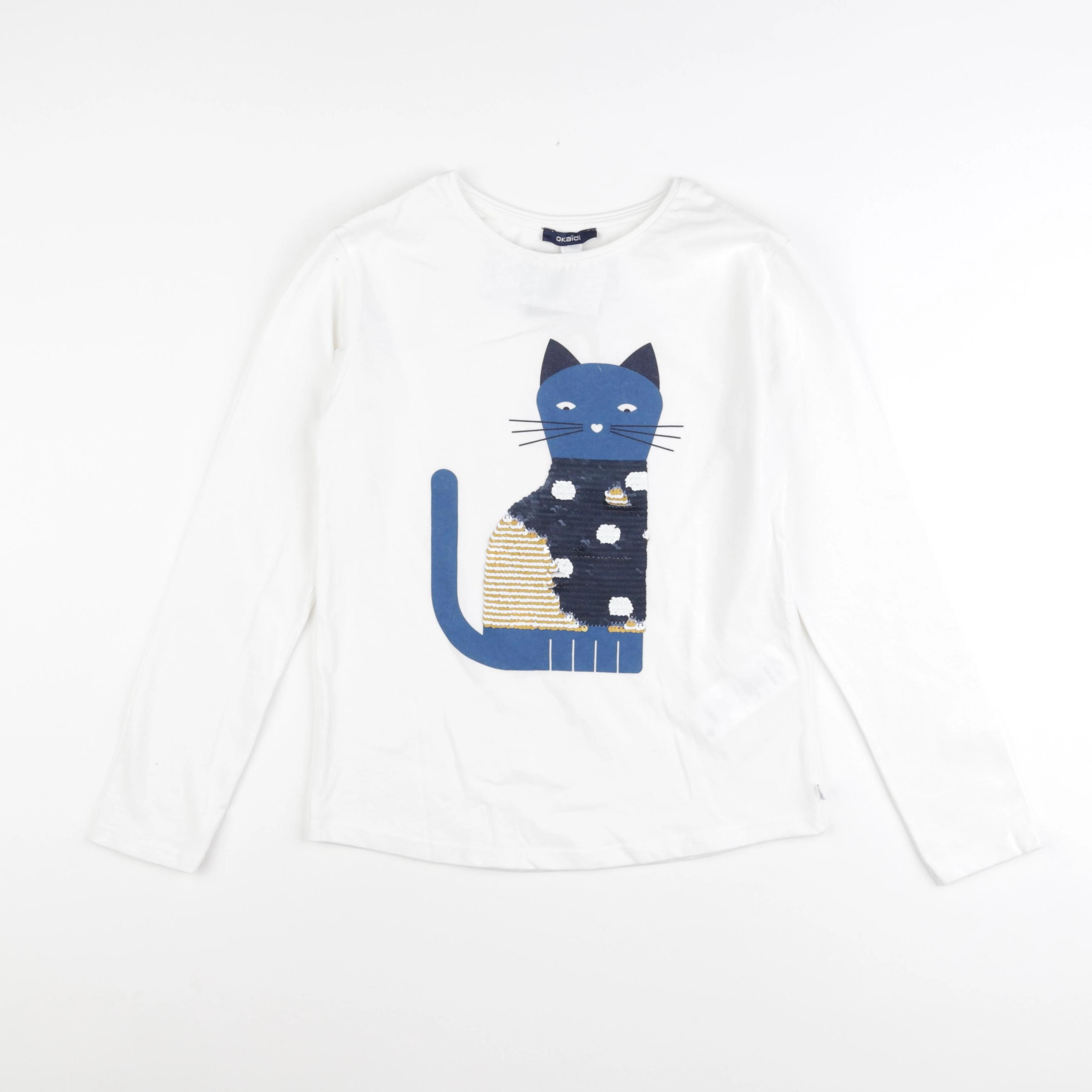 Okaidi - tee-shirt blanc - 10 ans