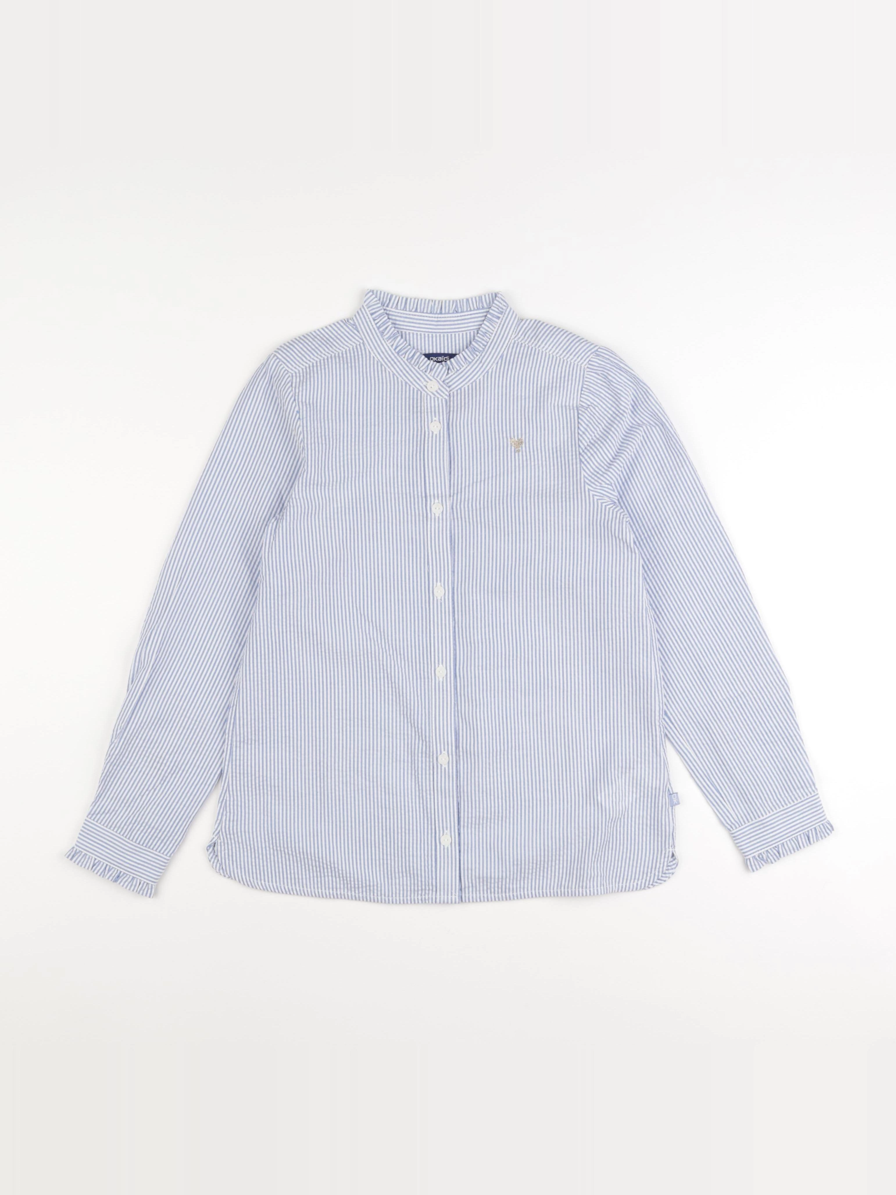 Okaidi - blouse bleu - 10 ans