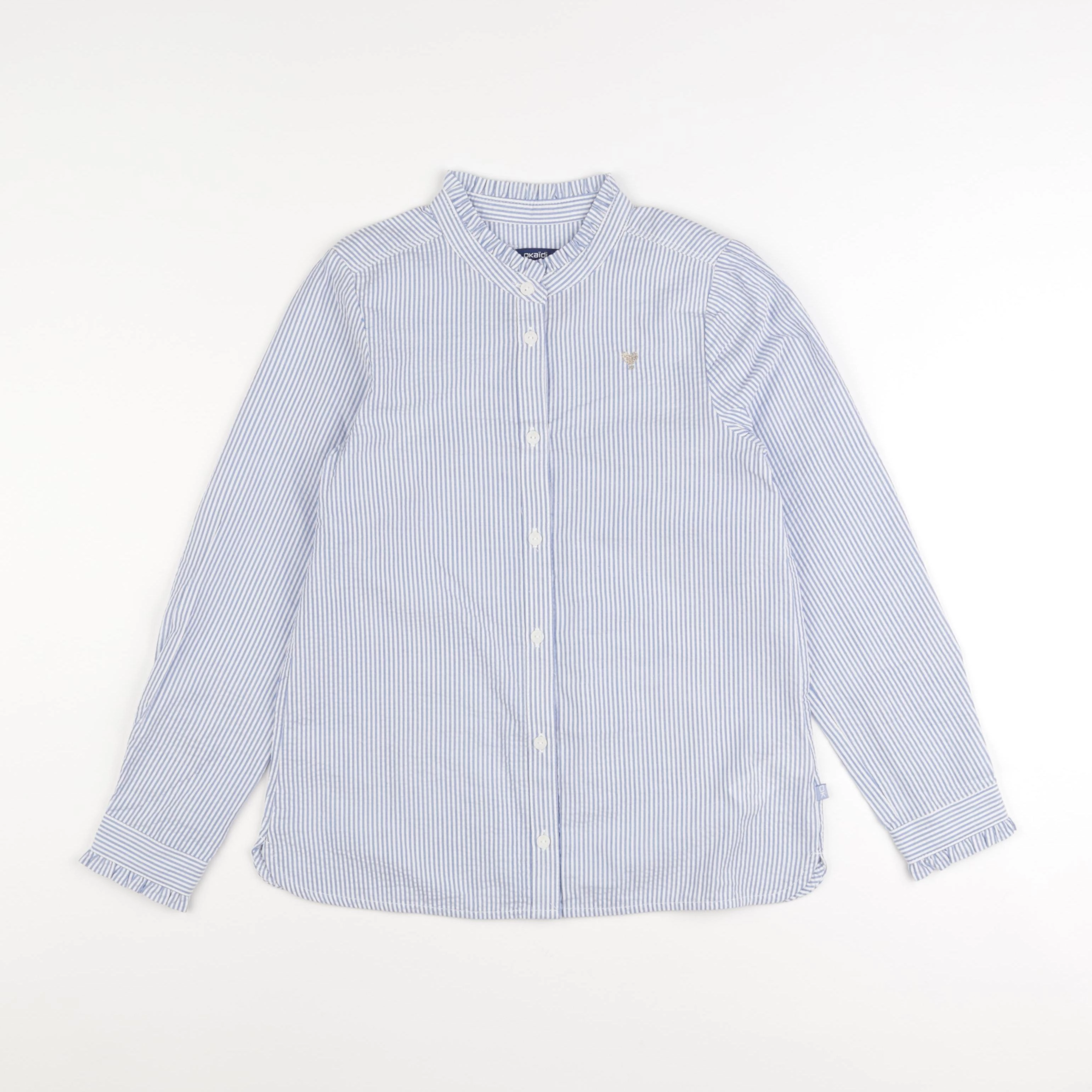 Okaidi - blouse bleu - 10 ans