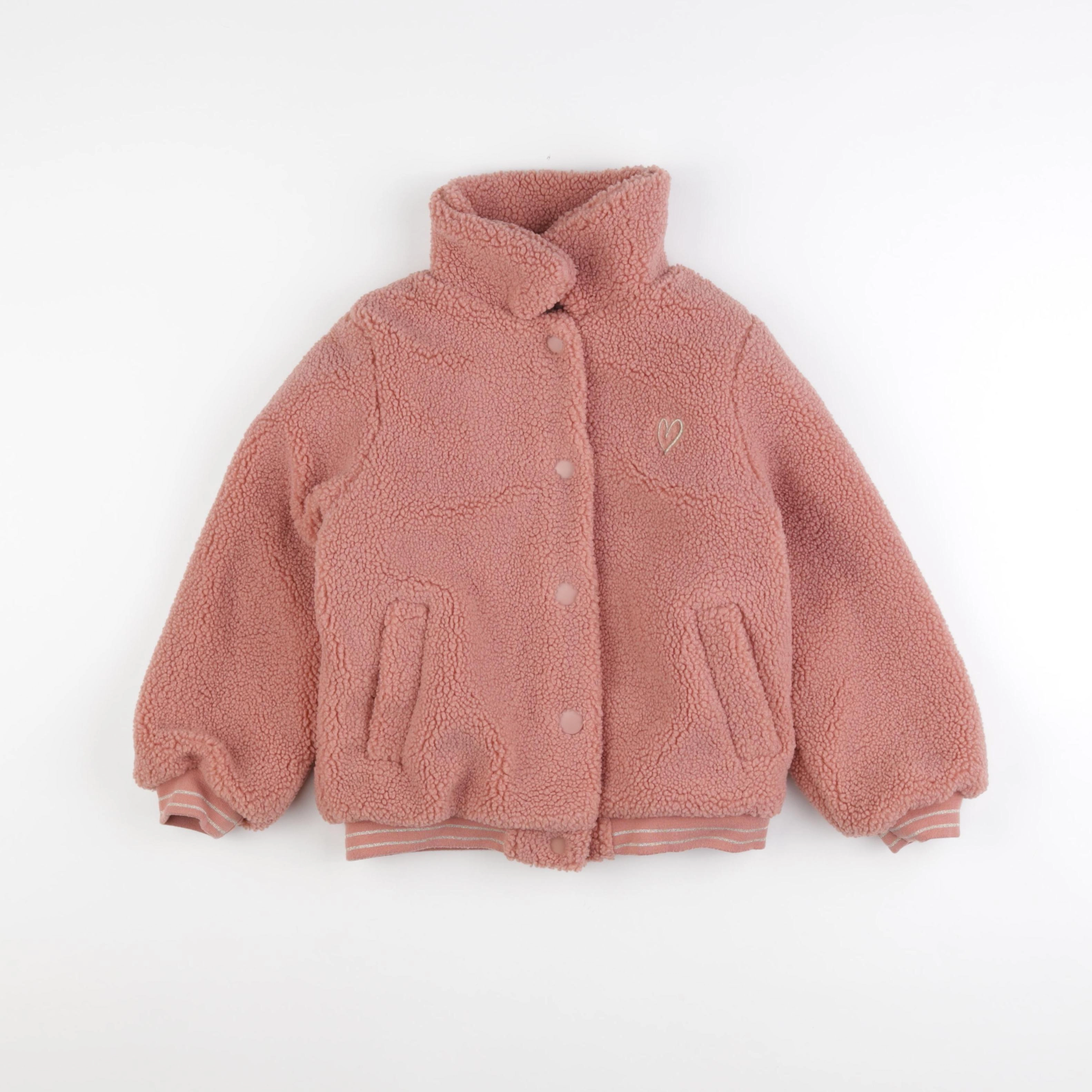 Vertbaudet - veste rose - 8 ans