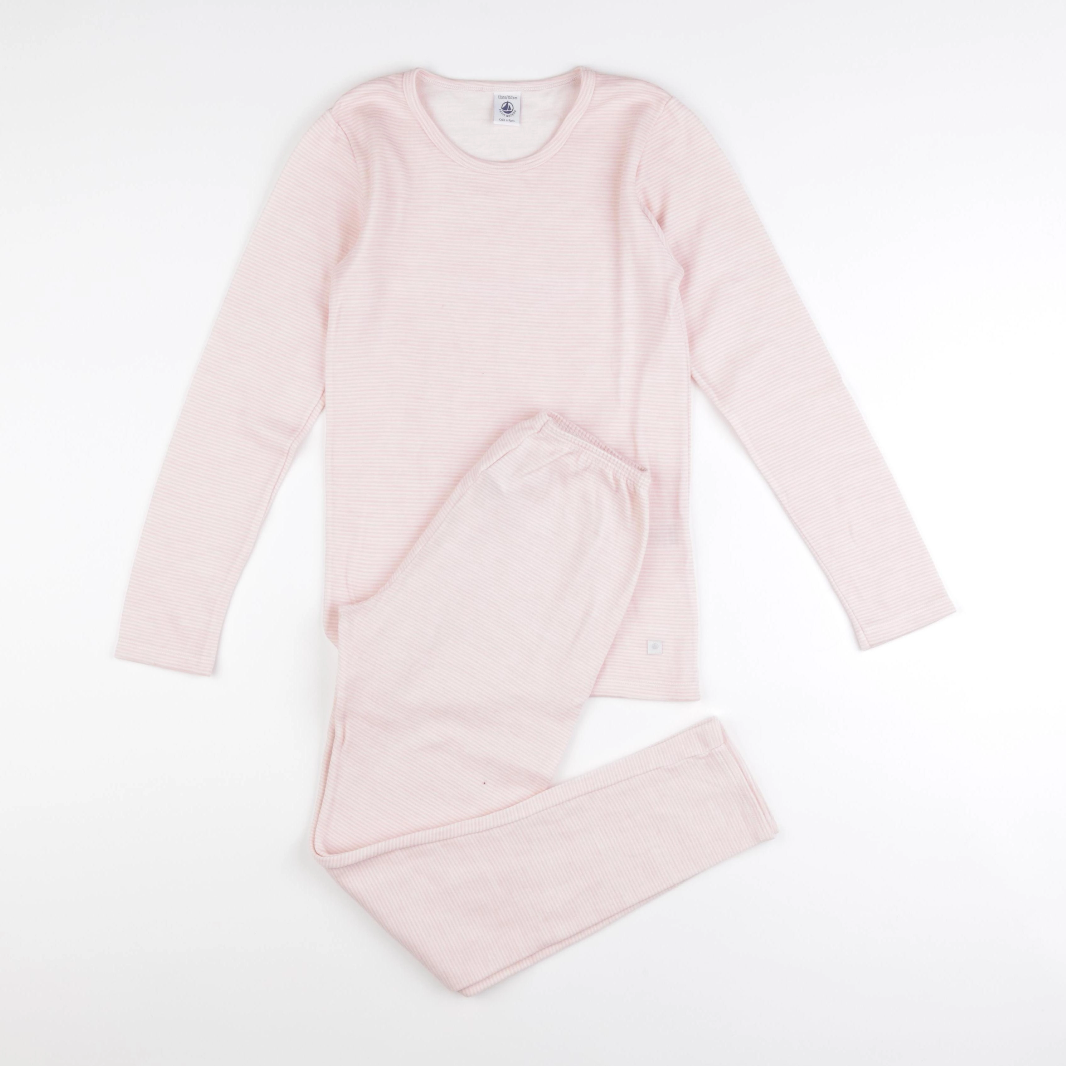 Petit Bateau - pyjama coton rose - 12 ans