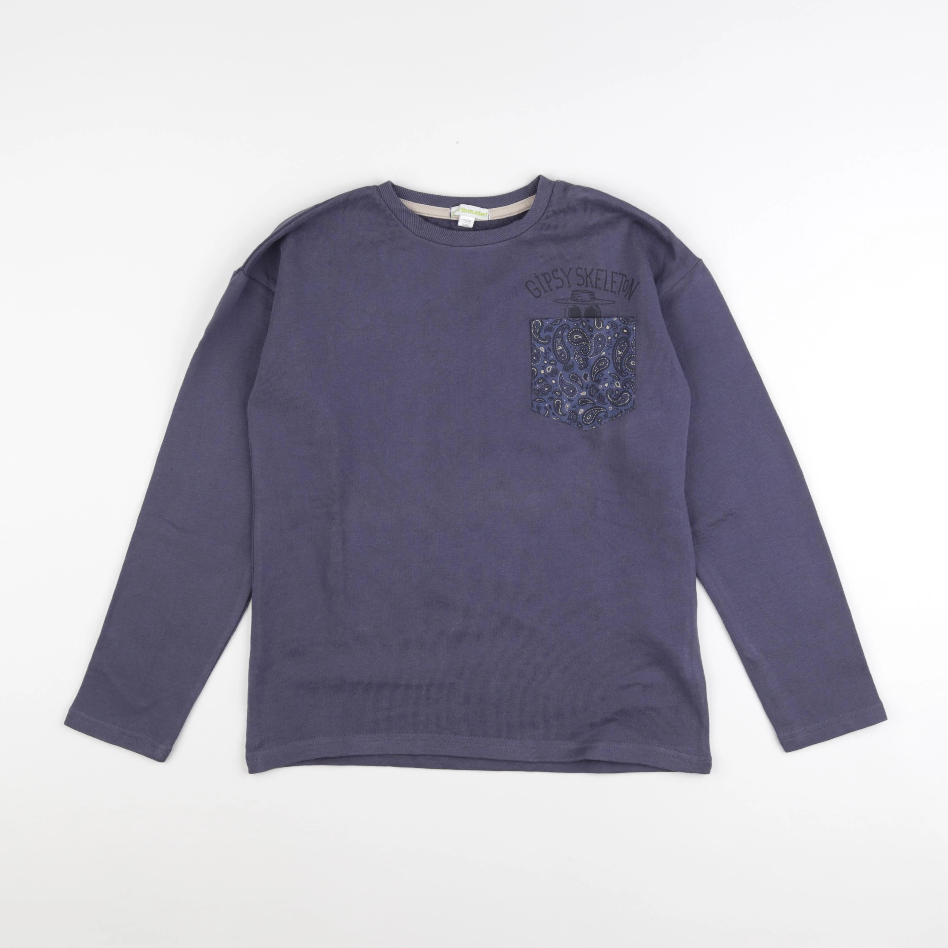 Vertbaudet - tee-shirt bleu - 12 ans