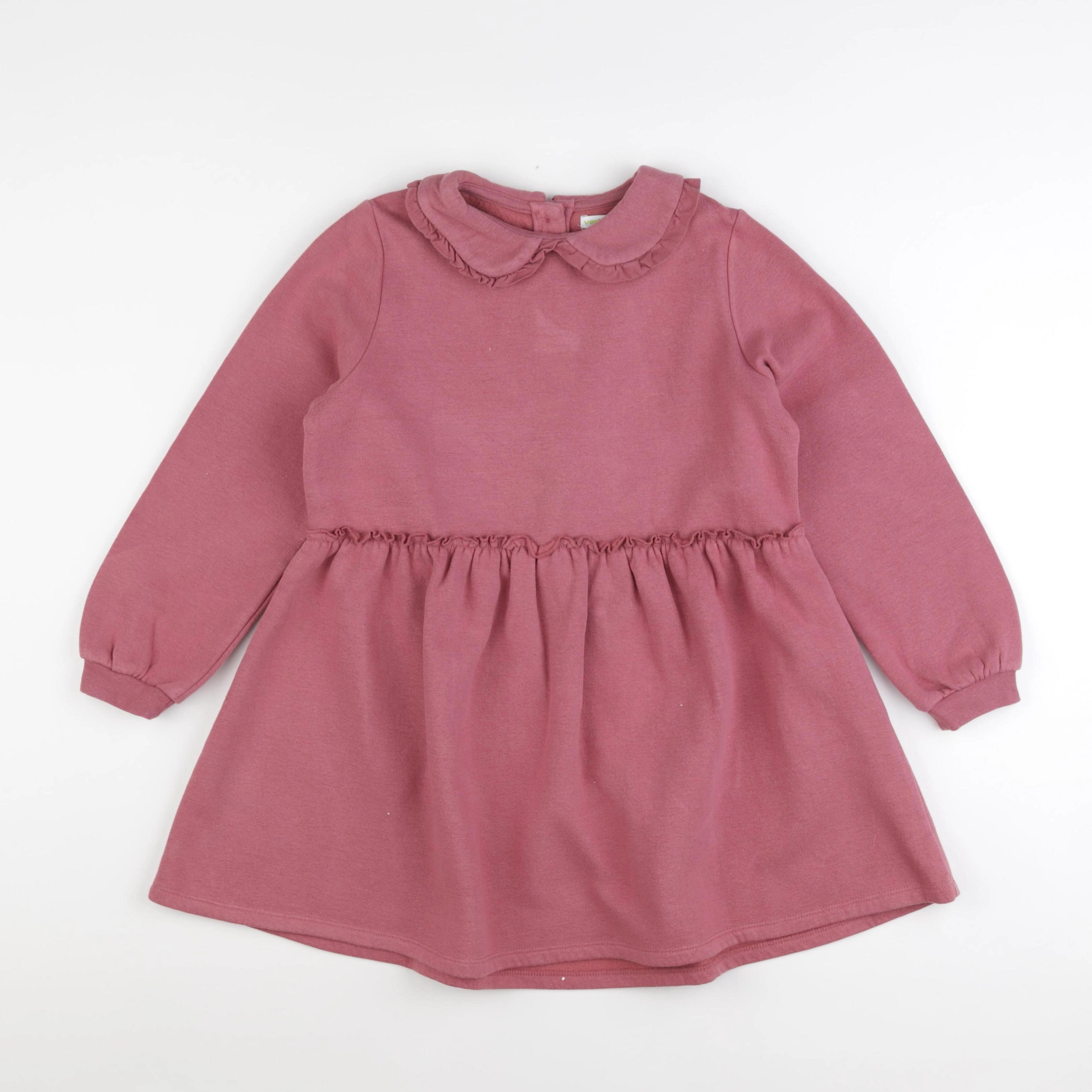 Vertbaudet - robe rose - 8 ans