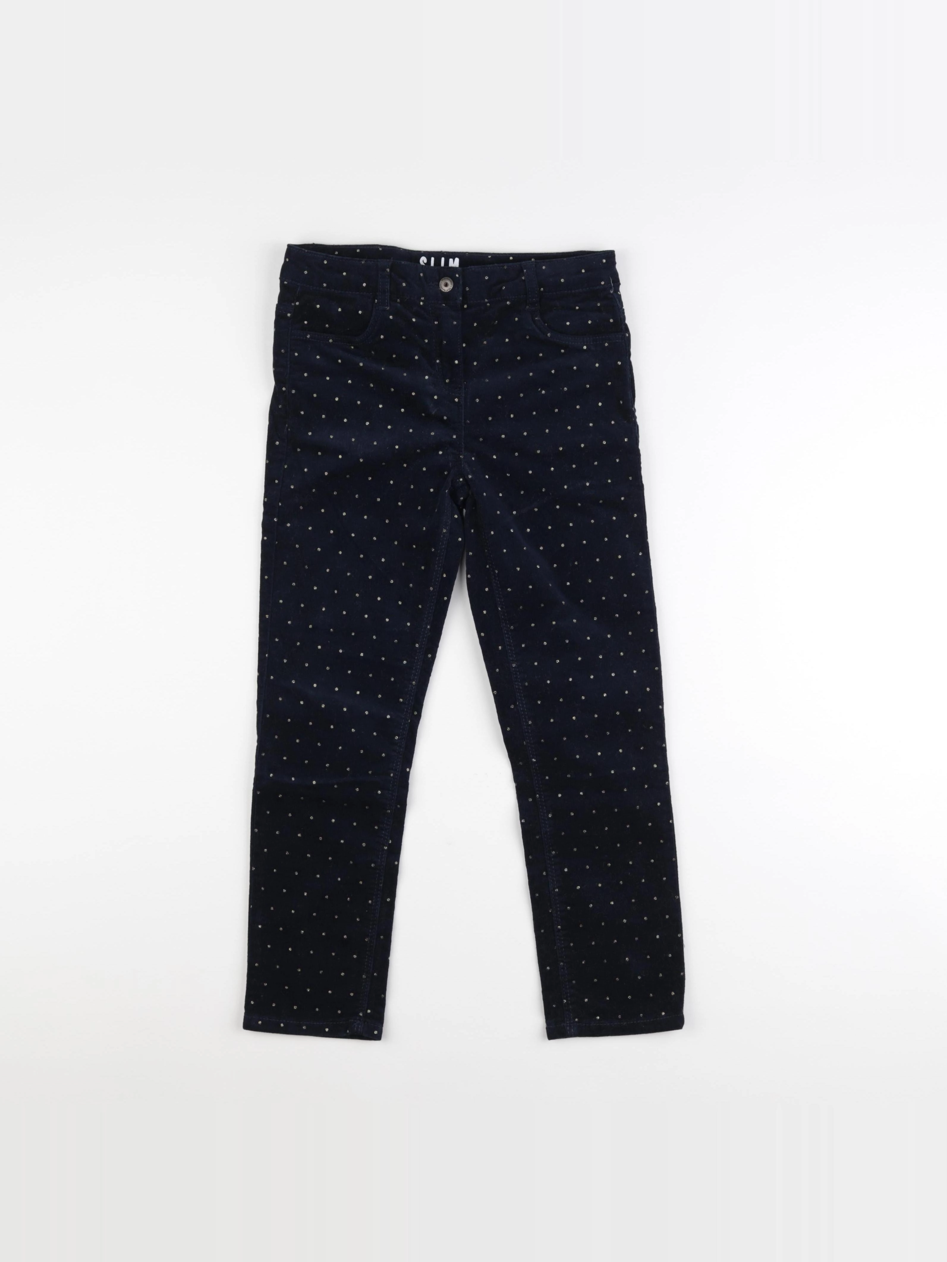 Vertbaudet - pantalon bleu - 8 ans