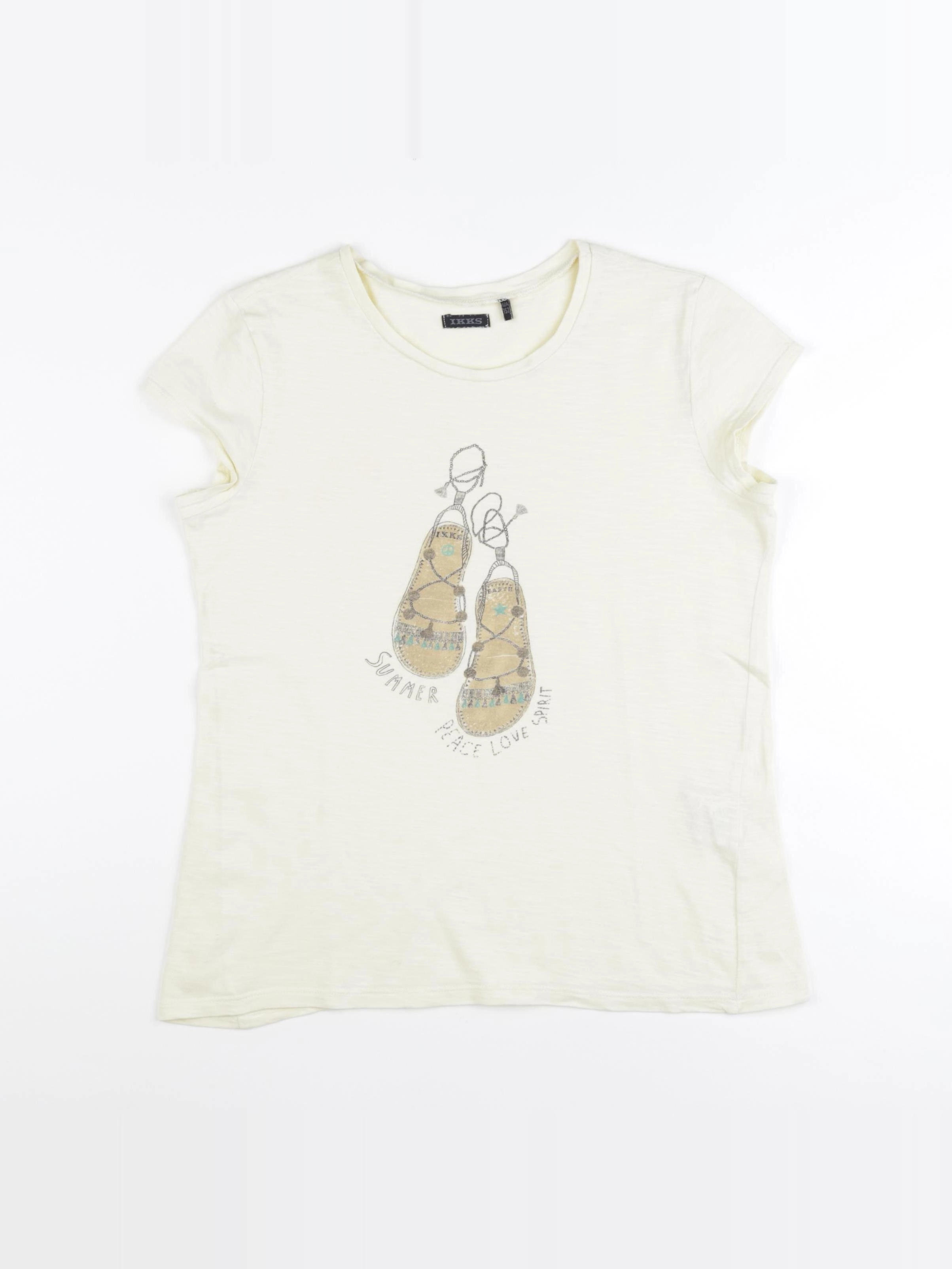 IKKS - tee-shirt jaune - 12 ans