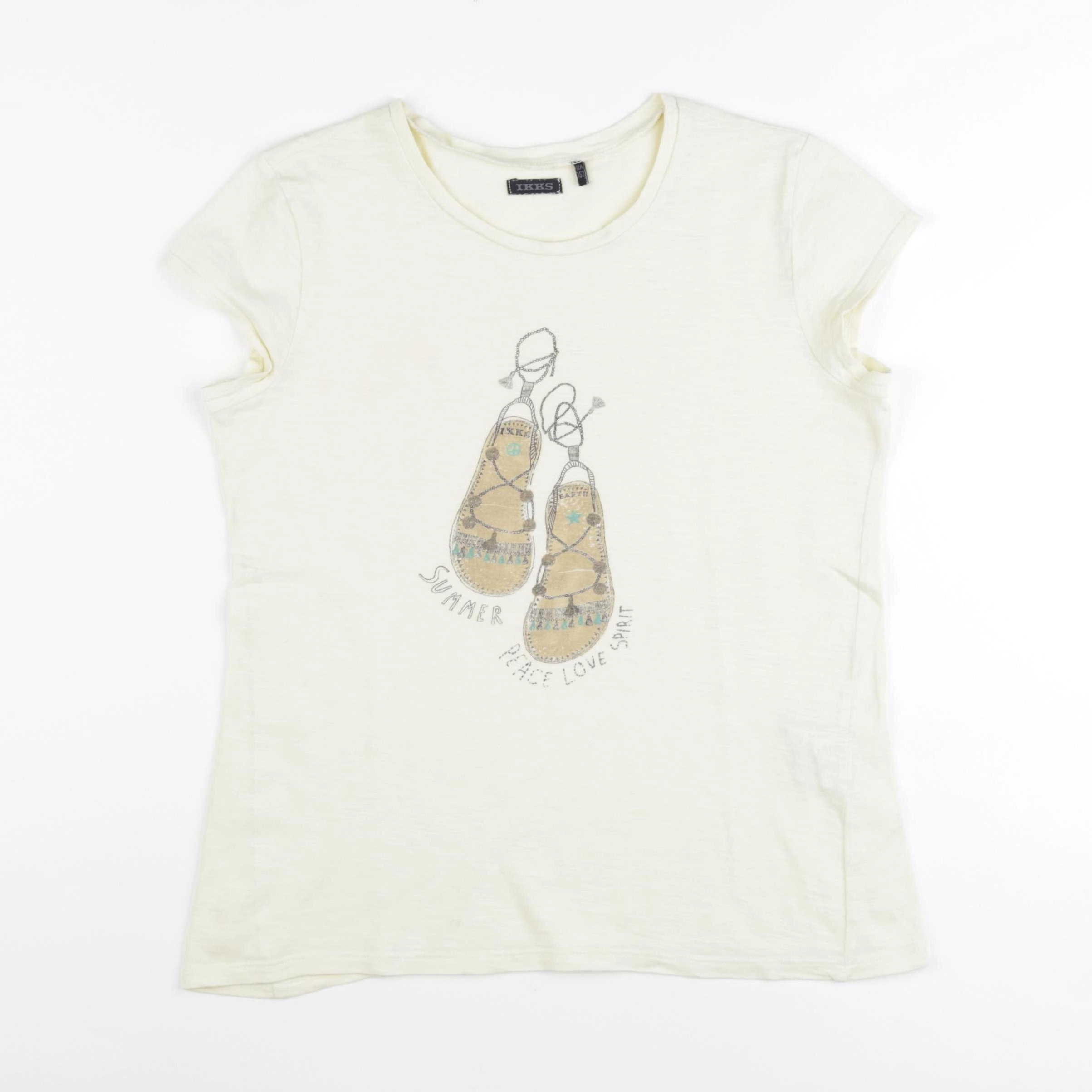 IKKS - tee-shirt jaune - 12 ans