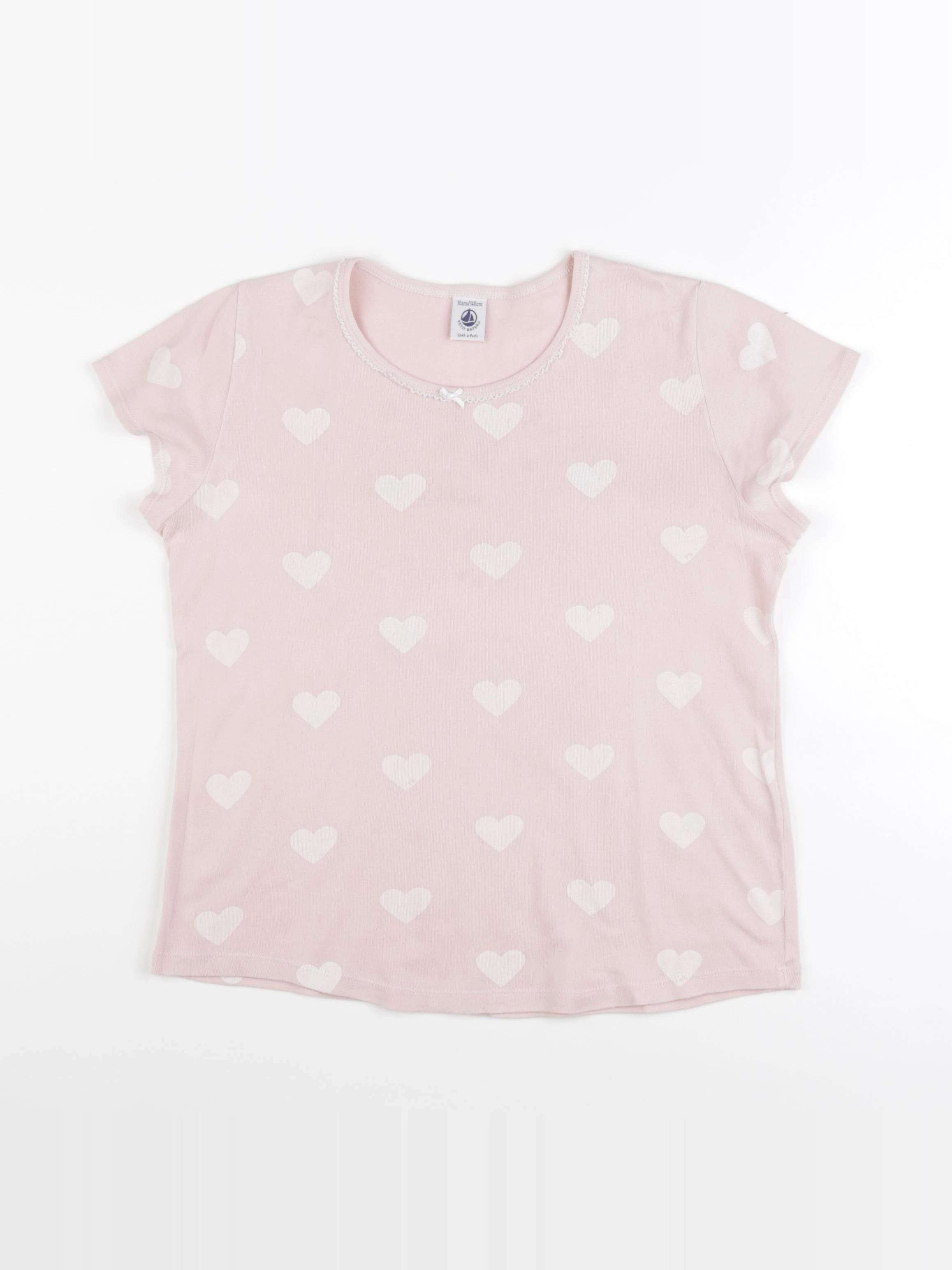 Petit Bateau - maillot de corps rose - 10 ans