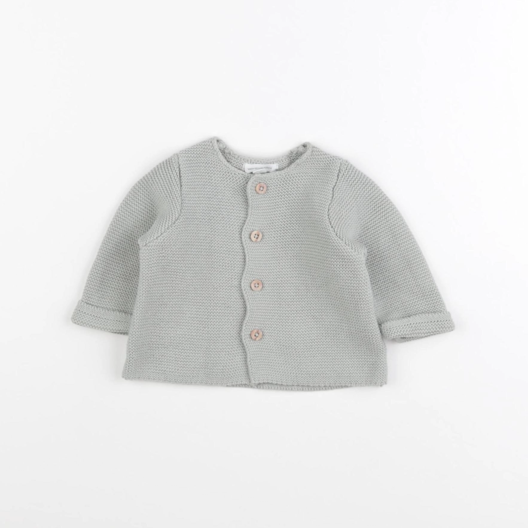 Vertbaudet - gilet vert - 1 mois
