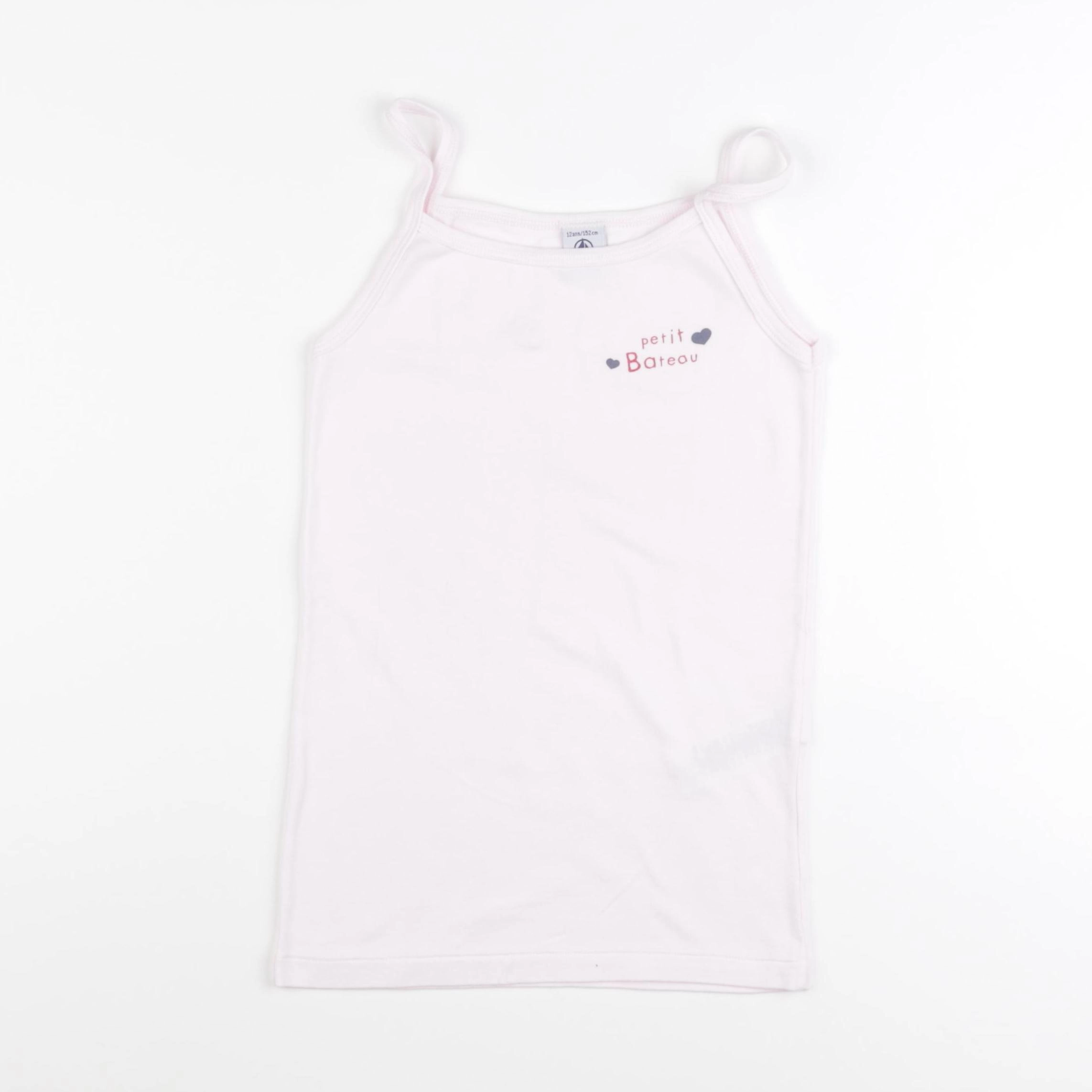 Petit Bateau - maillot de corps rose - 12 ans
