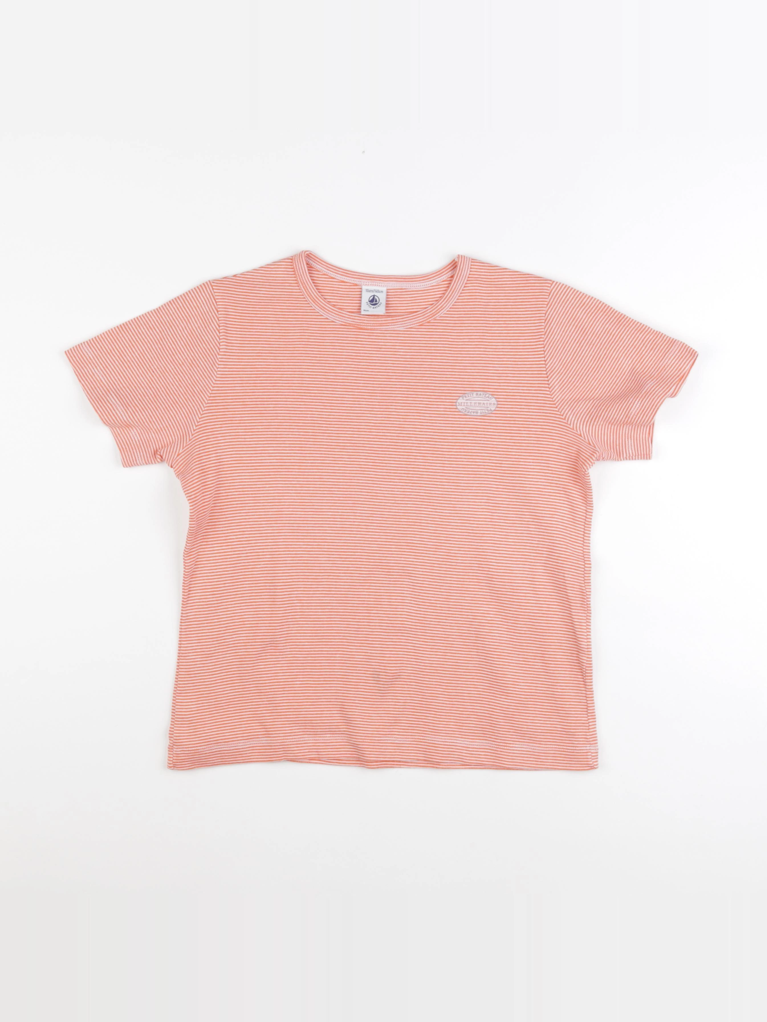 Petit Bateau - maillot de corps orange - 10 ans