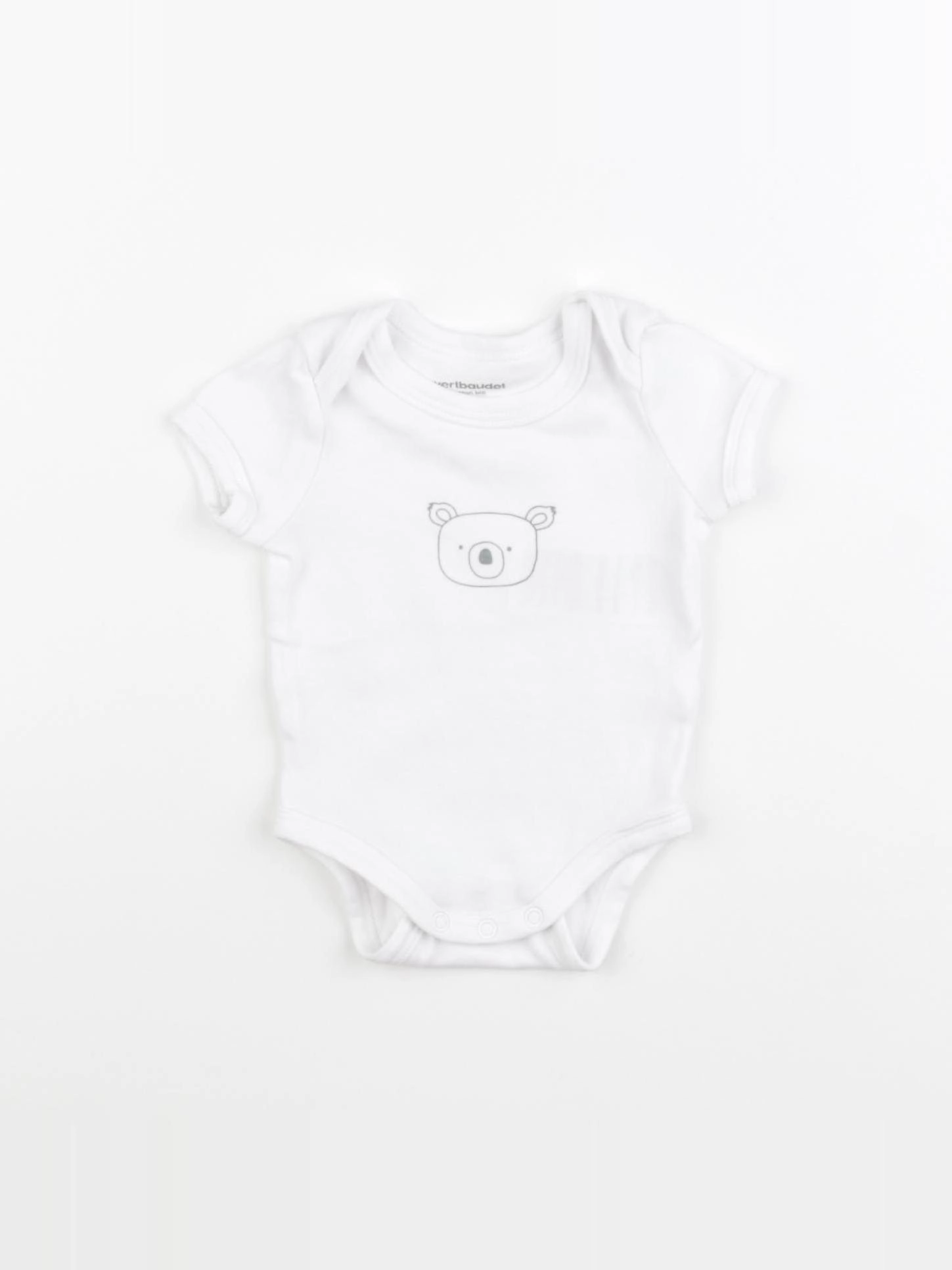 Vertbaudet - body blanc - 1 mois