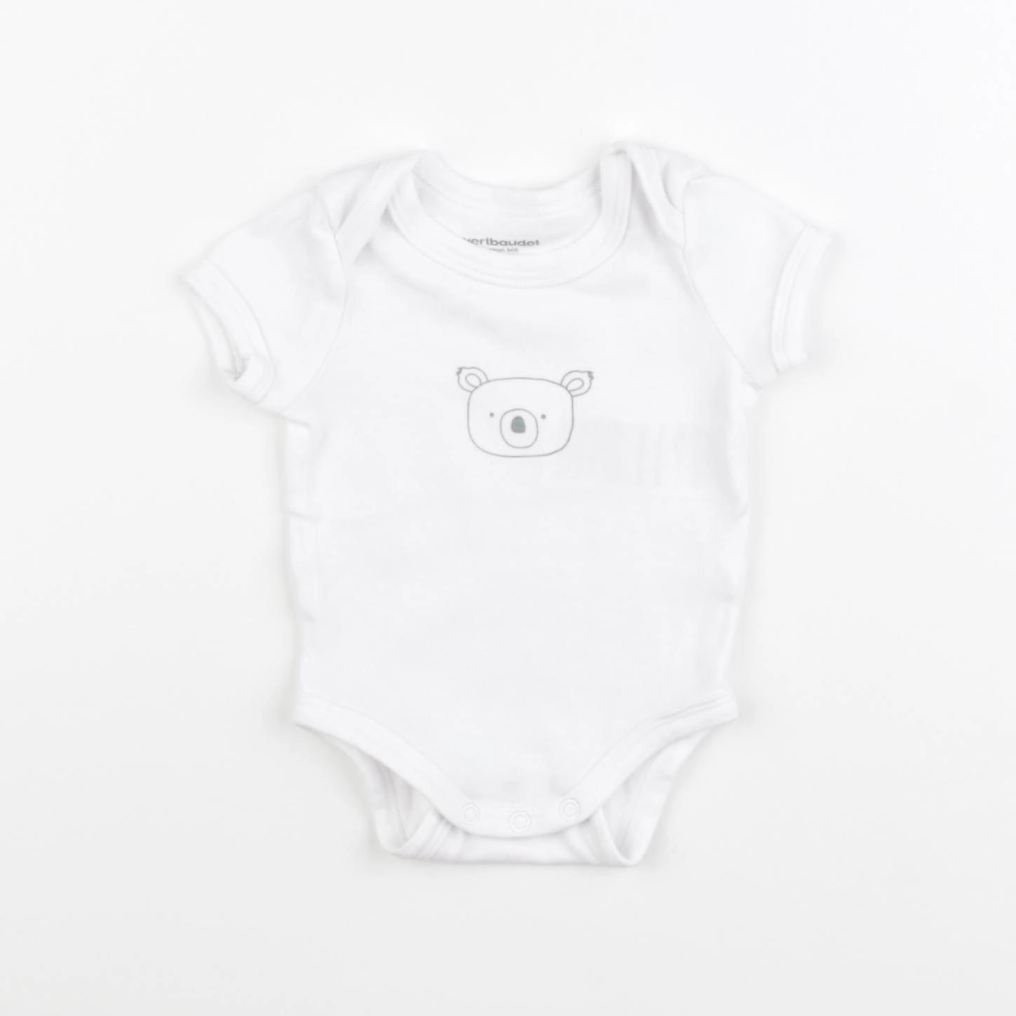 Vertbaudet - body blanc - 1 mois