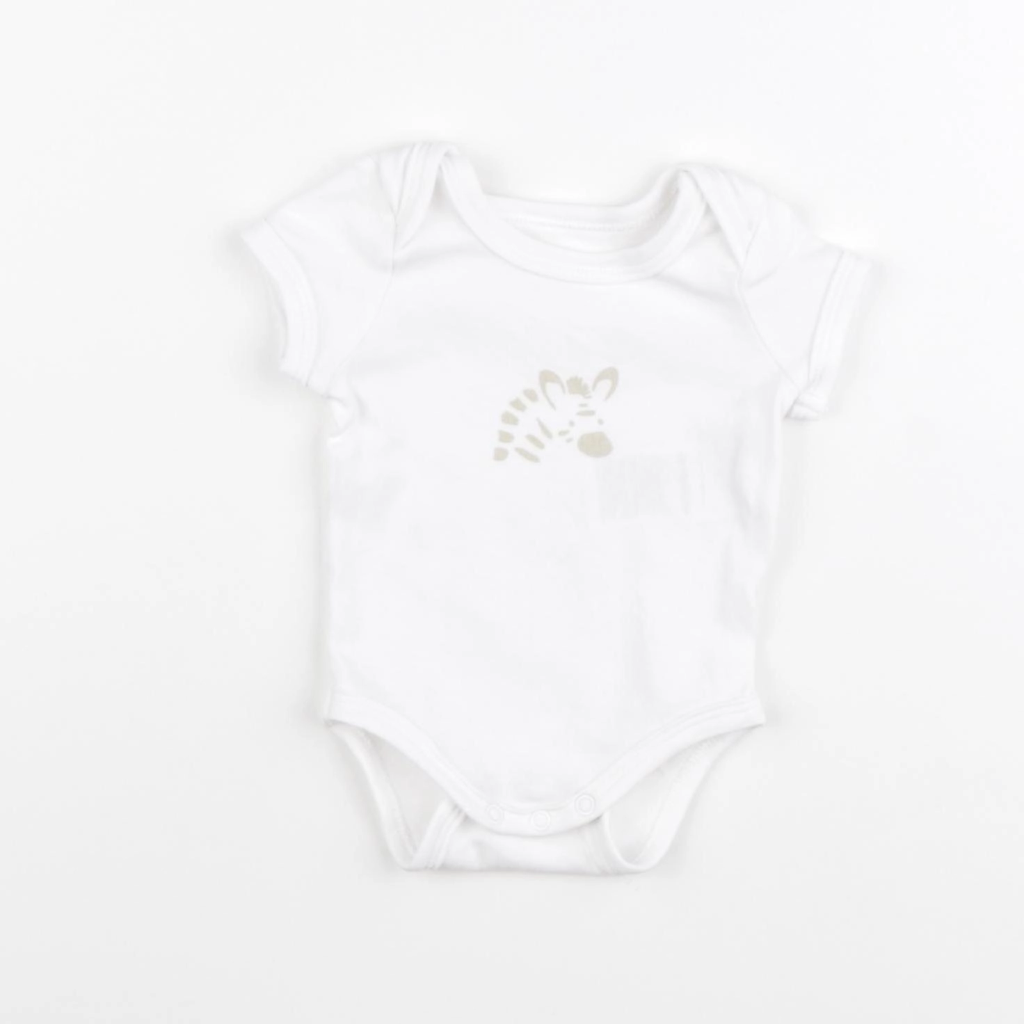 Vertbaudet - body blanc - 1 mois
