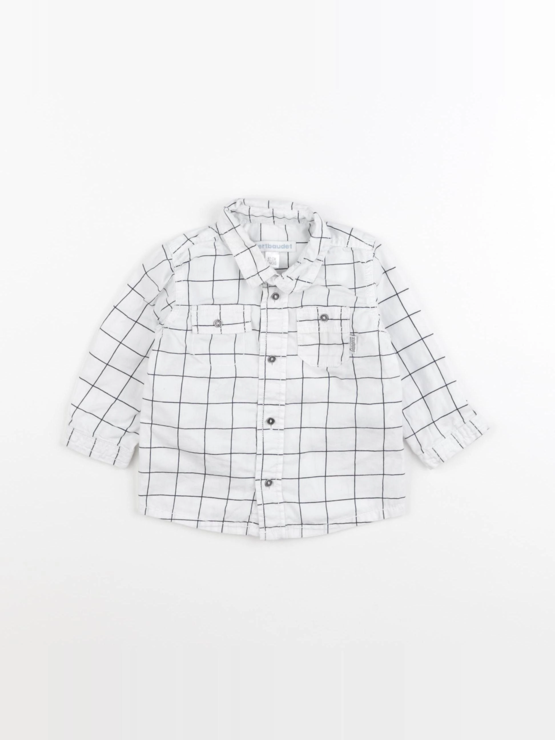 Vertbaudet - chemise blanc - 6 mois