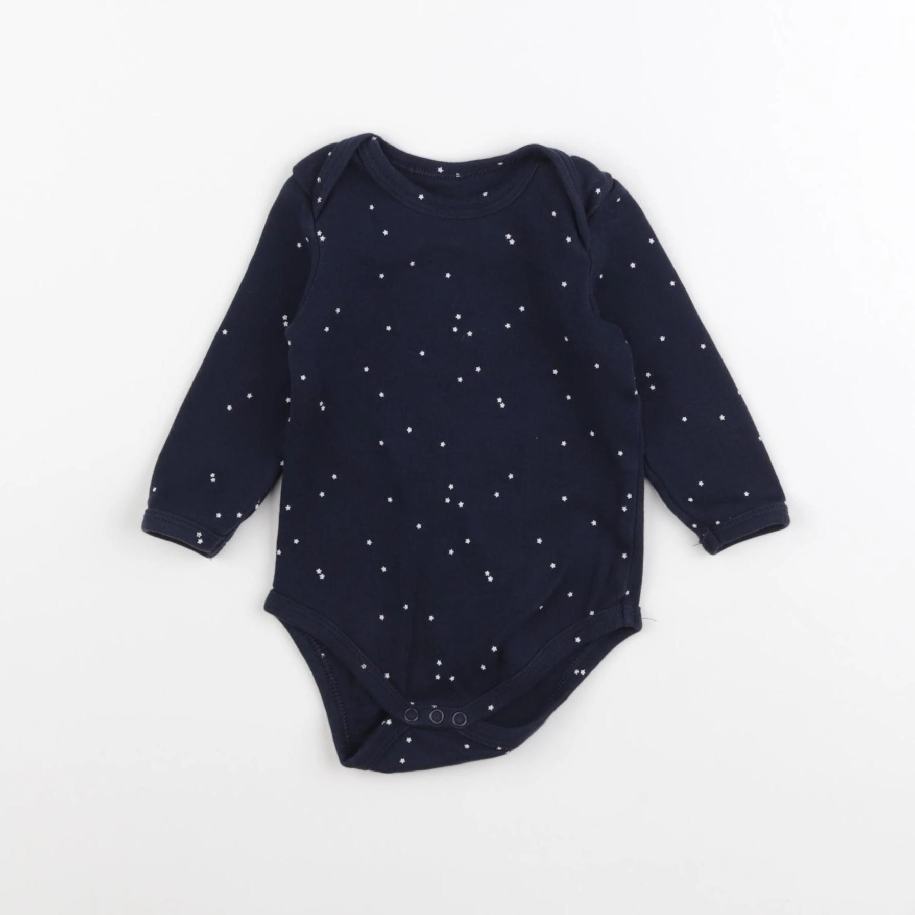 Vertbaudet - body bleu - 6 mois